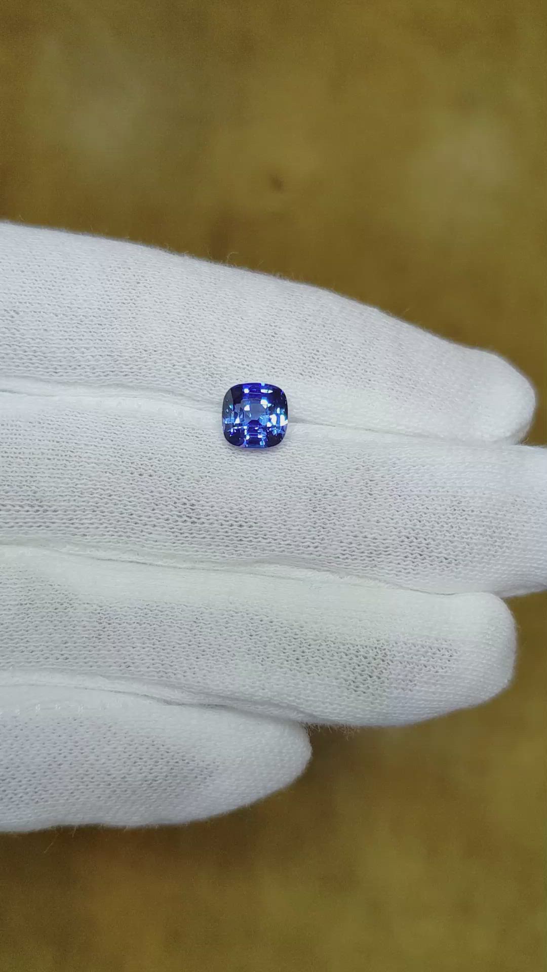 1.96 Ct. Blue Sapphire from Ceylon (Sri Lanka) Size Video