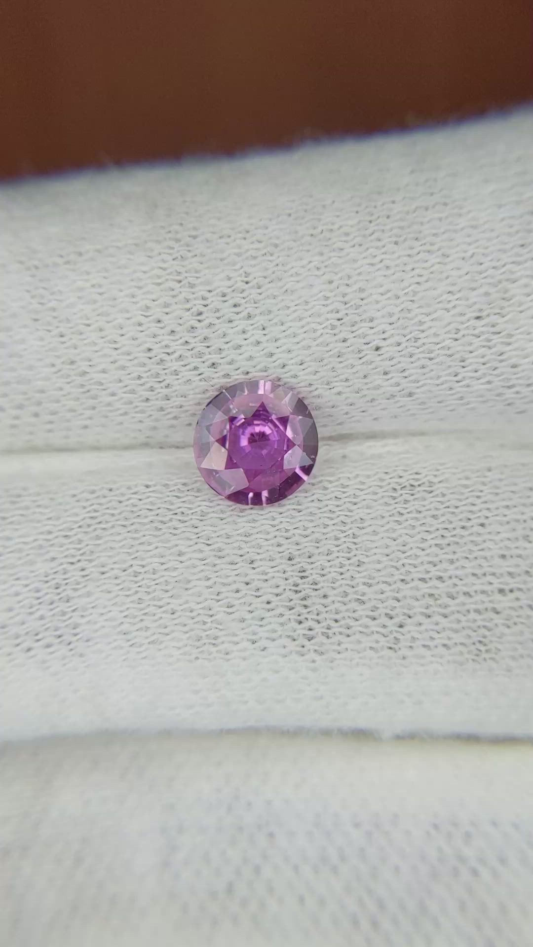 1.02 Ct. Pink Sapphire from Ceylon (Sri Lanka) Size Video