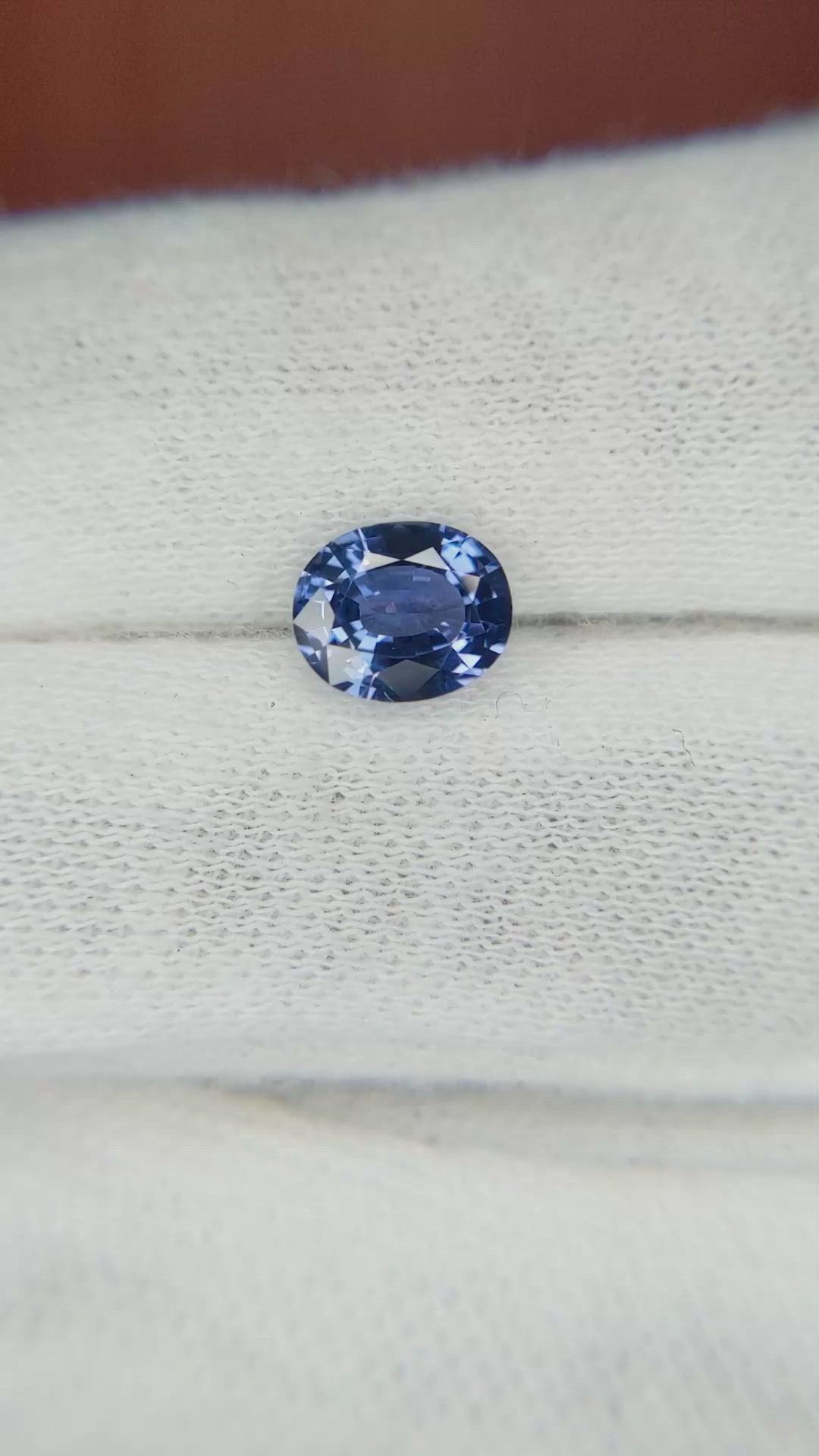 1.19 Ct. Blue Sapphire from Ceylon (Sri Lanka) Size Video