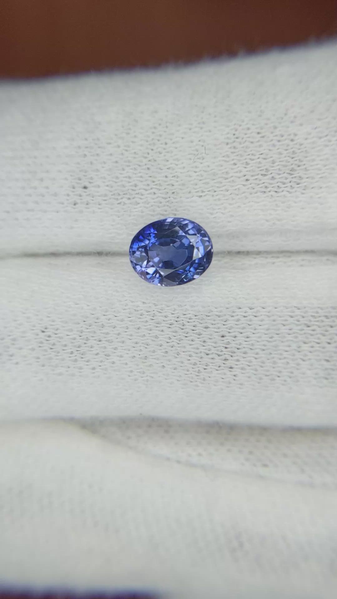 1.63 Ct. Blue Sapphire from Ceylon (Sri Lanka) Size Video