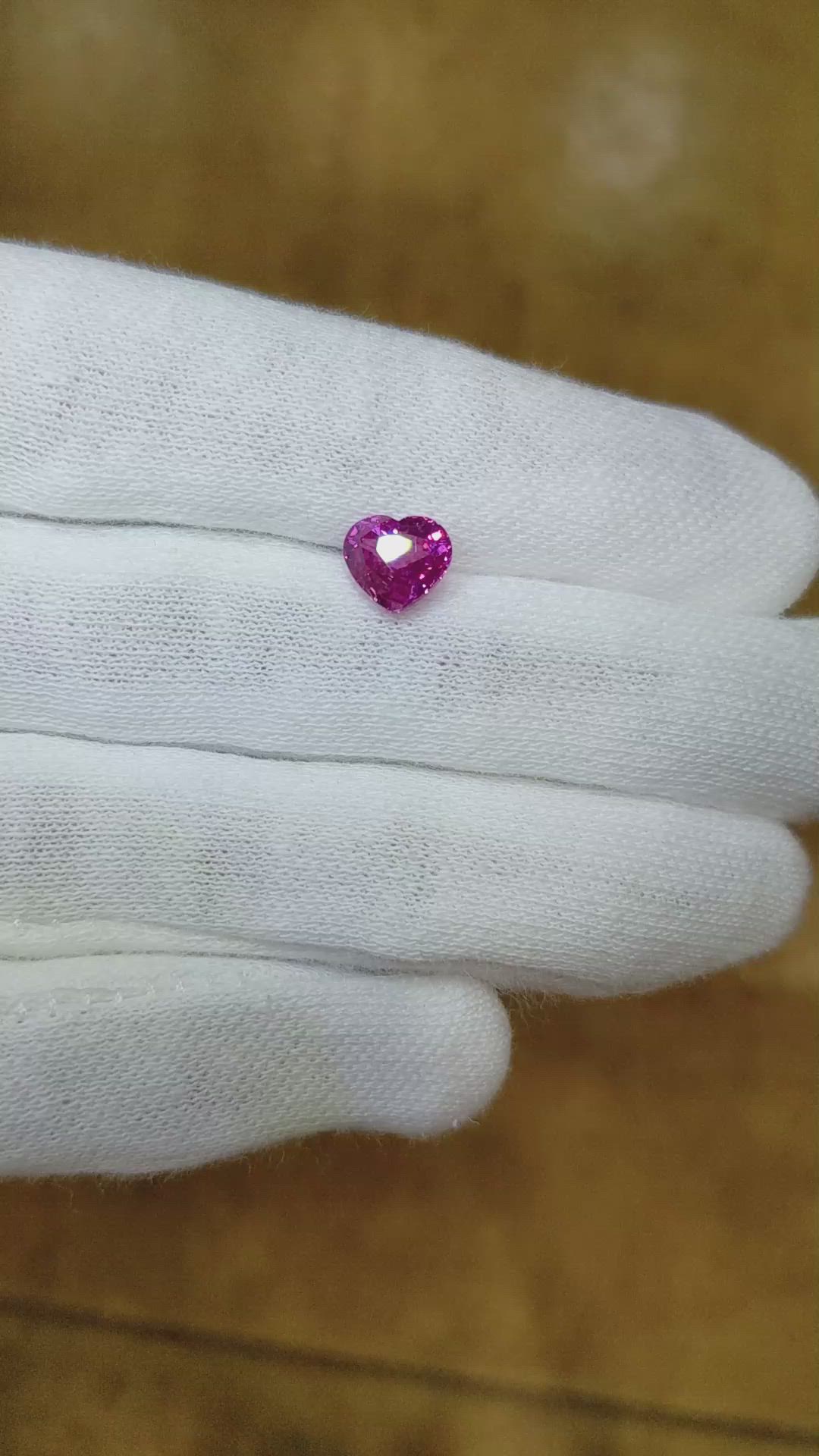 2.02 Ct. Pink Sapphire from Ceylon (Sri Lanka) Size Video