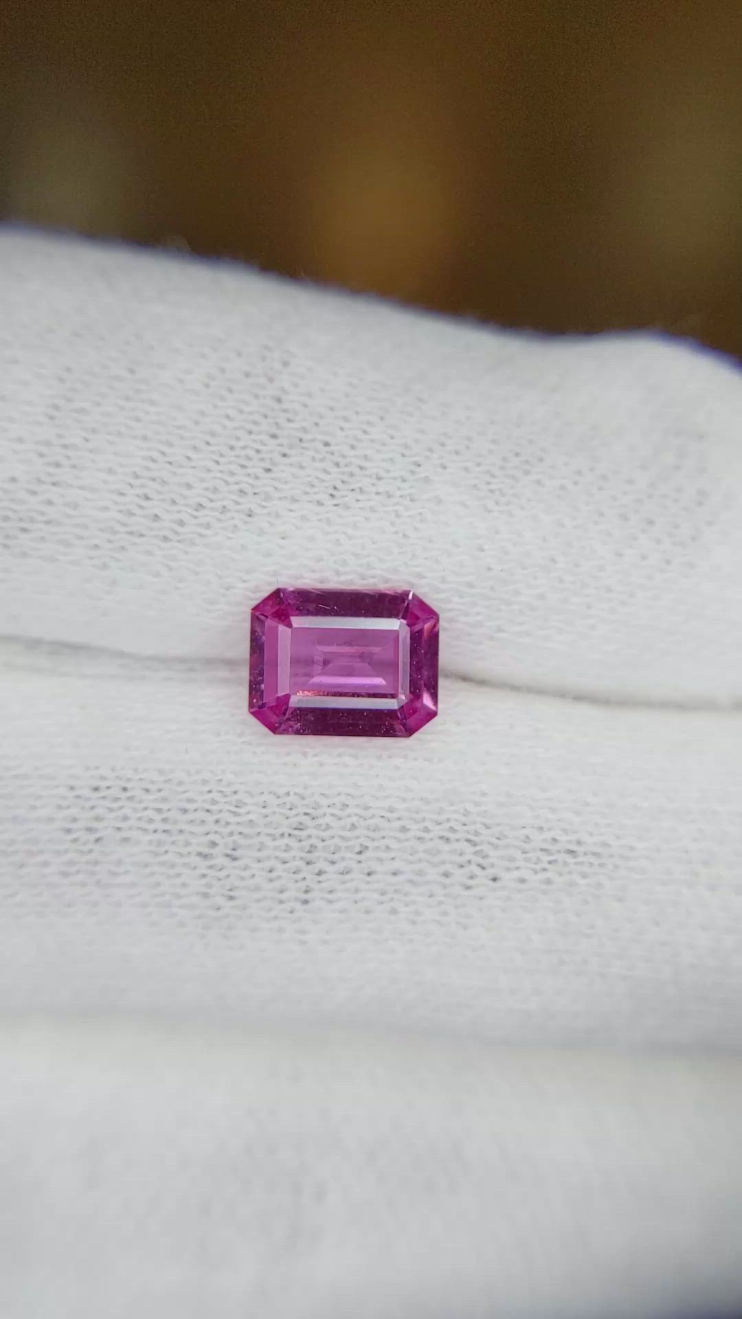 1.45 Ct. Pink Sapphire from Ceylon (Sri Lanka) Size Video