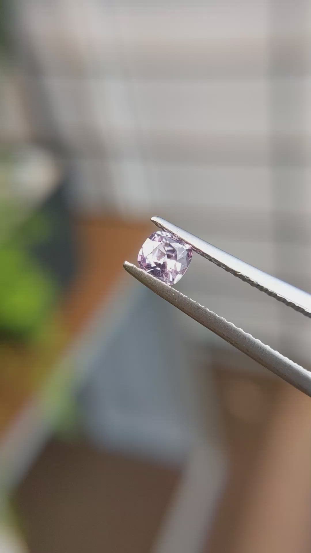 0.48 Ct. Pink Sapphire from Ceylon (Sri Lanka) Size Video