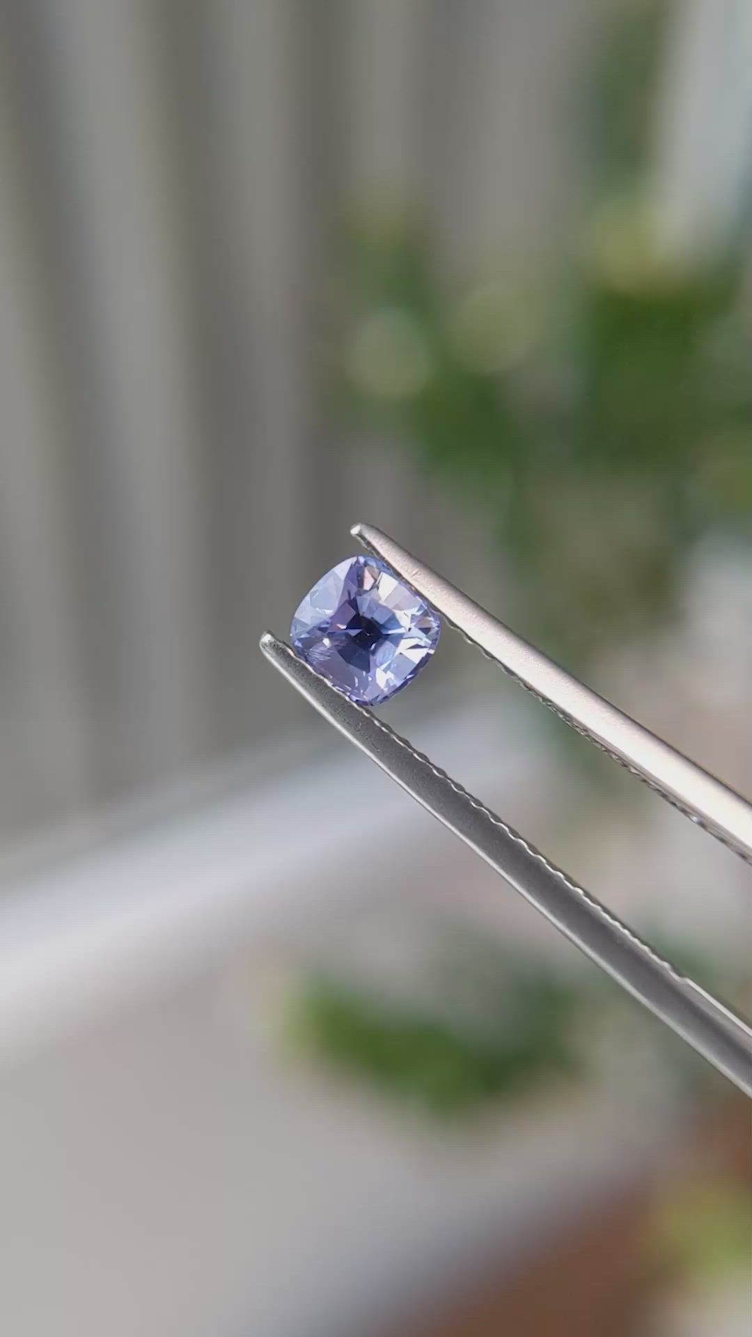 0.73 Ct. Blue Sapphire from Ceylon (Sri Lanka) Size Video