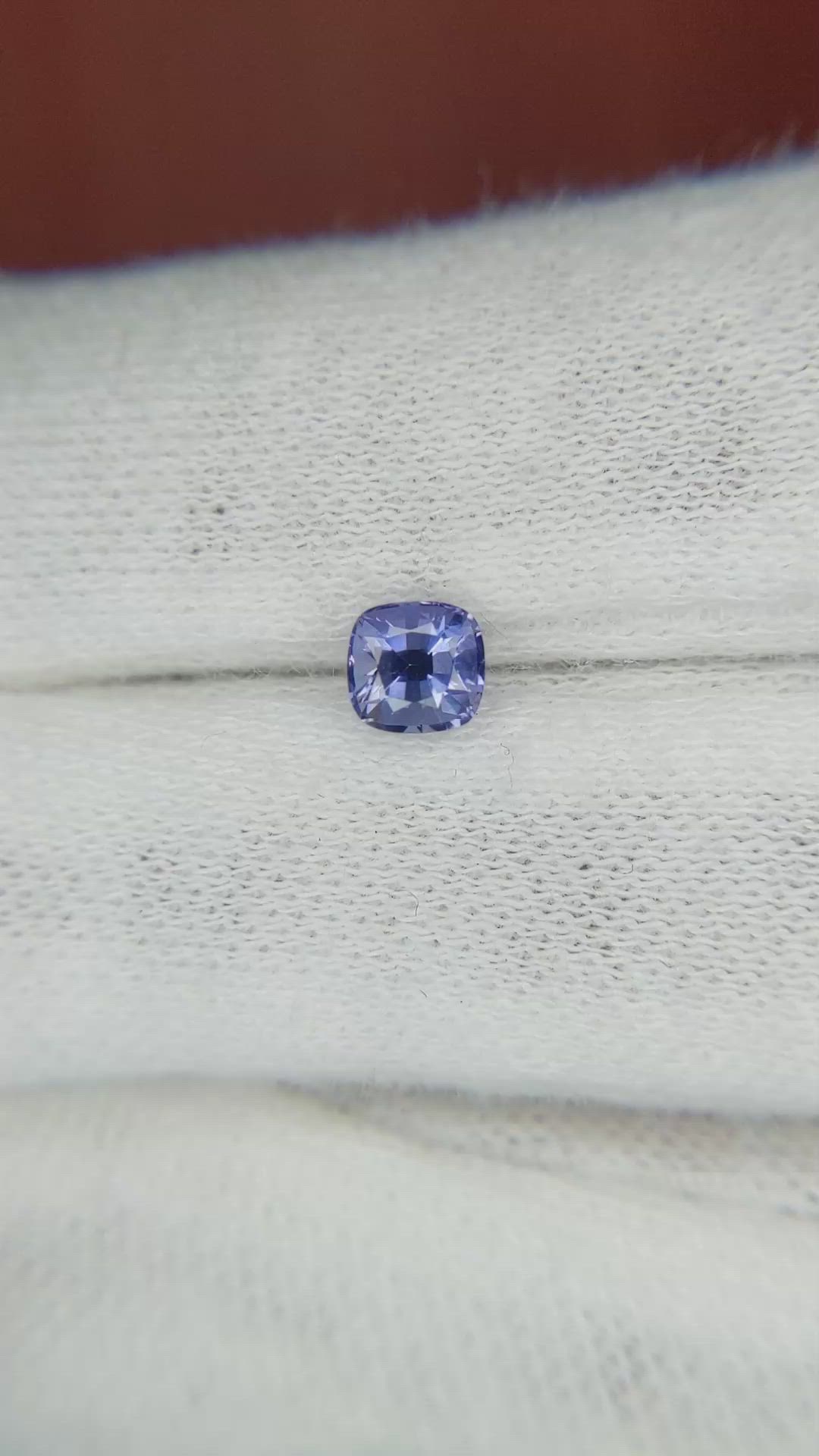 0.73 Ct. Blue Sapphire from Ceylon (Sri Lanka) Size Video