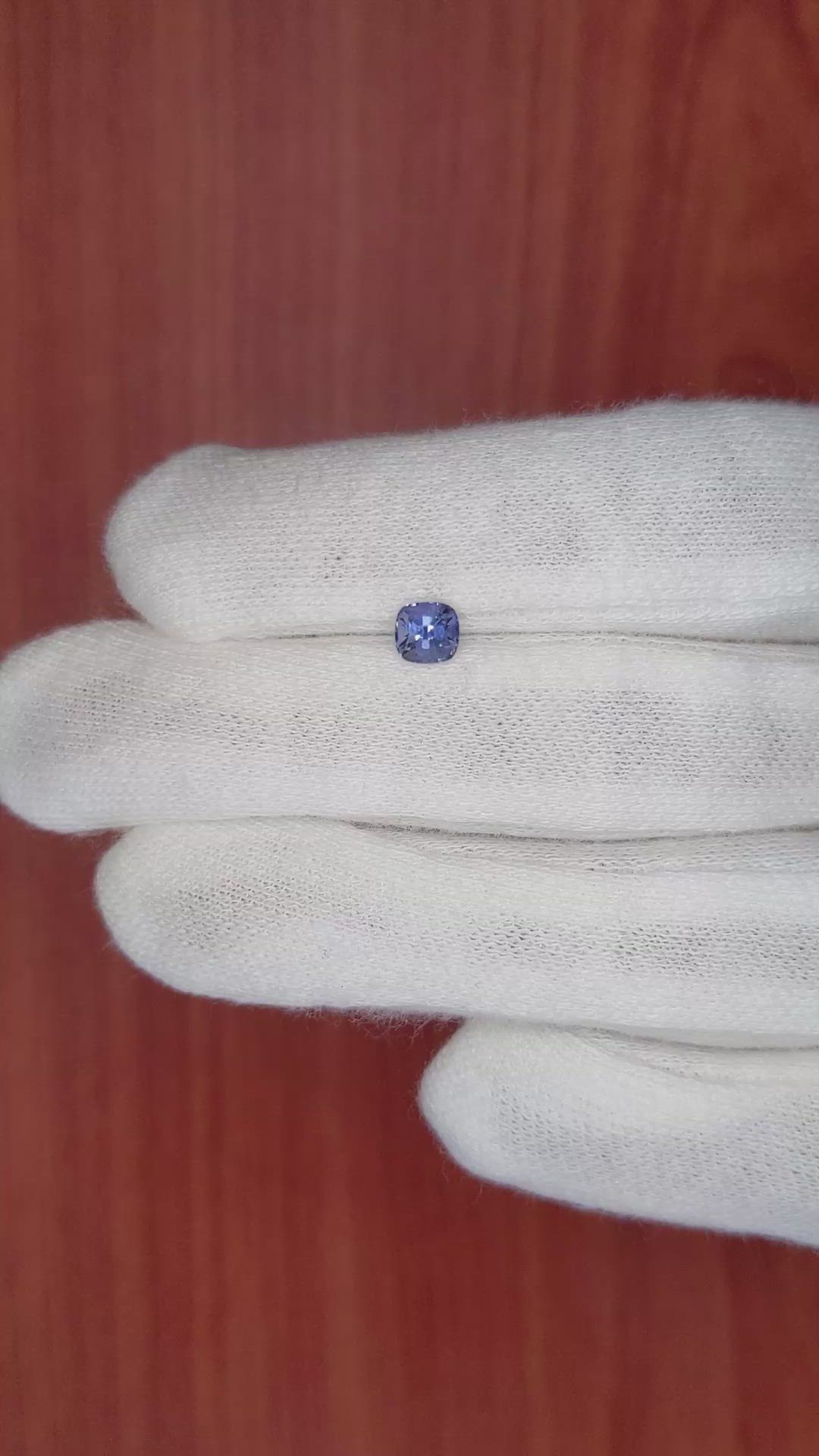 0.73 Ct. Blue Sapphire from Ceylon (Sri Lanka) Size Video