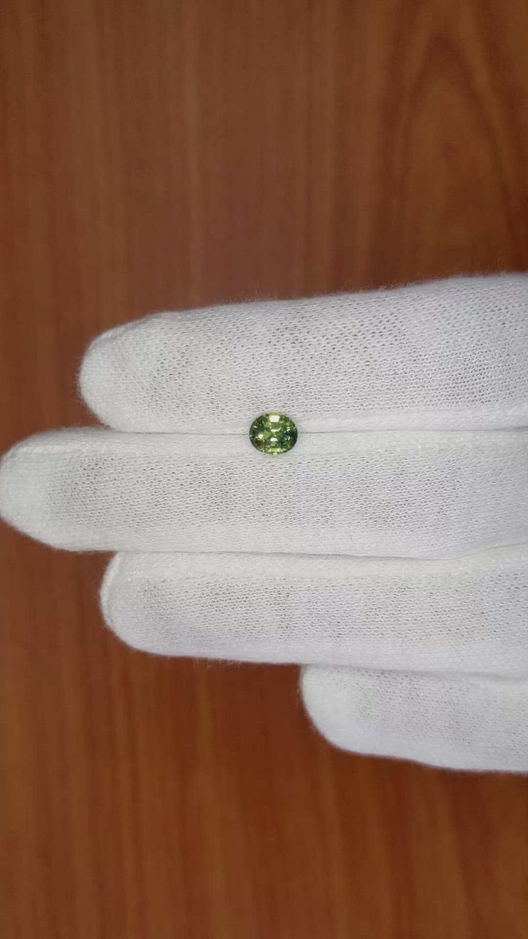 0.77 Ct. Bi Color Sapphire from Madagascar Size Video