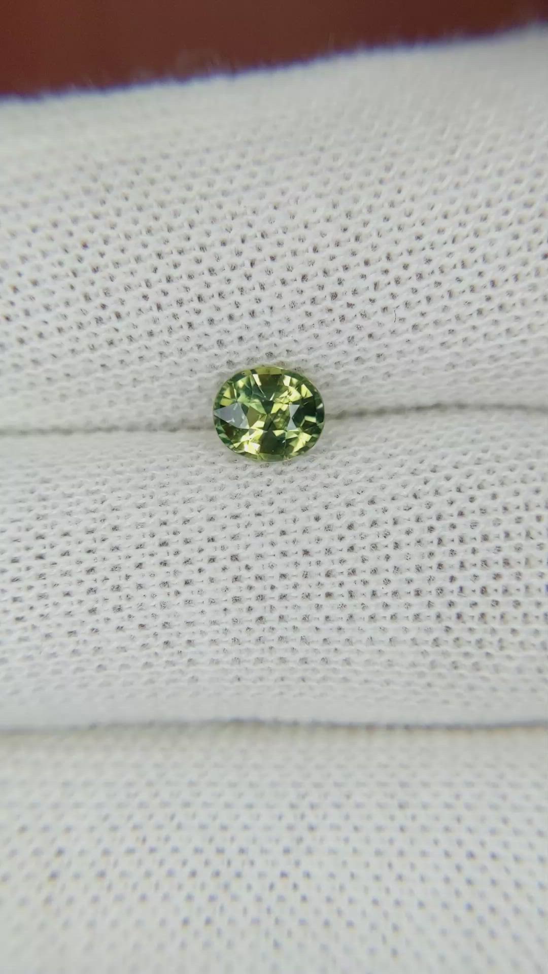 0.77 Ct. Bi Color Sapphire from Madagascar Size Video