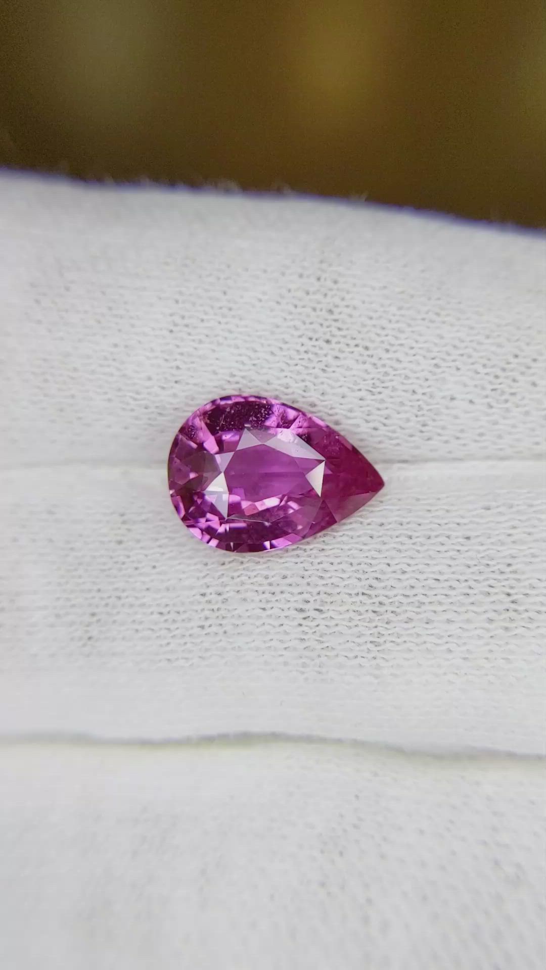 4.02 Ct. Pink Sapphire from Madagascar Size Video