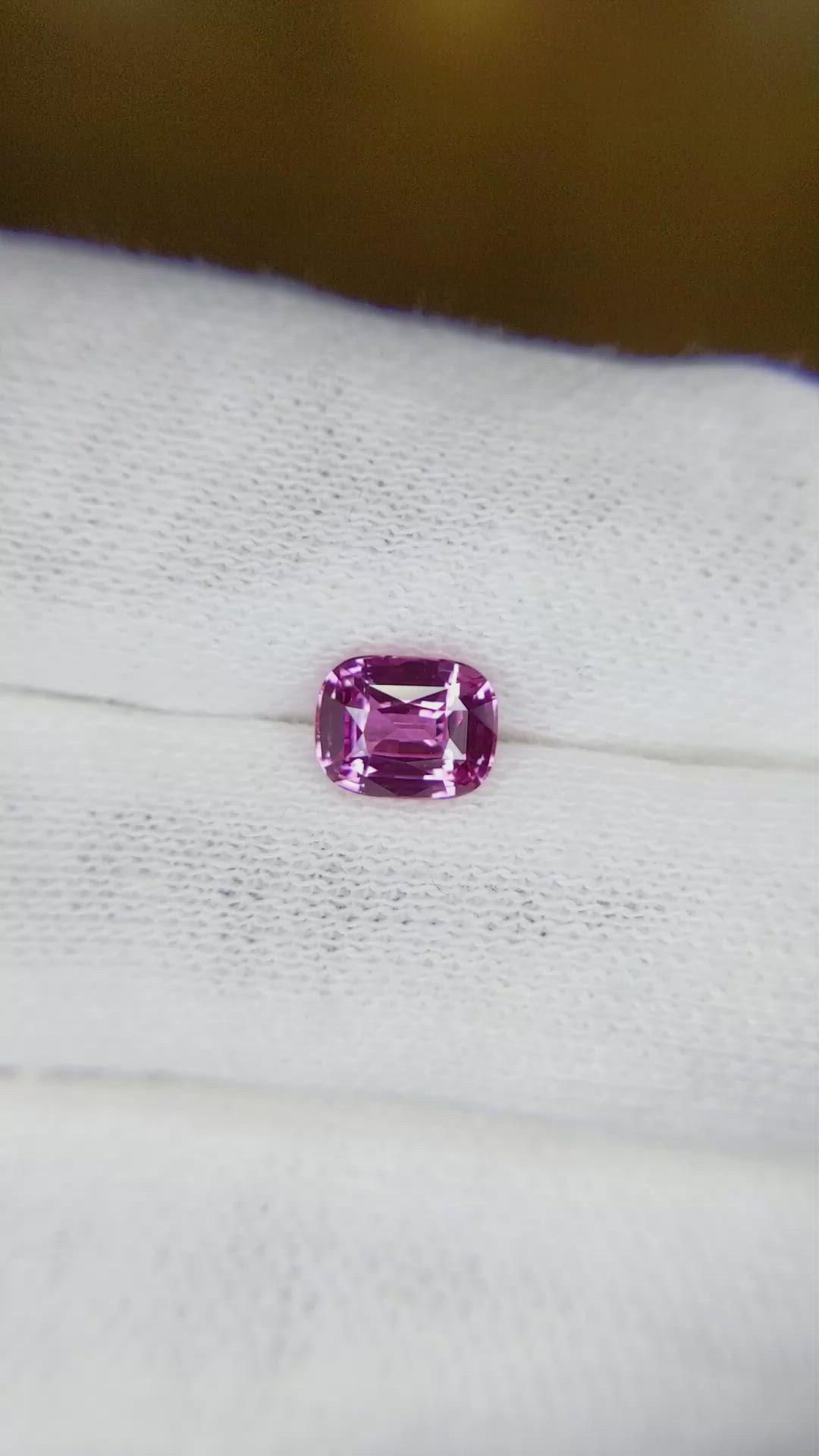 1.19 Ct. Pink Sapphire from Ceylon (Sri Lanka) Size Video