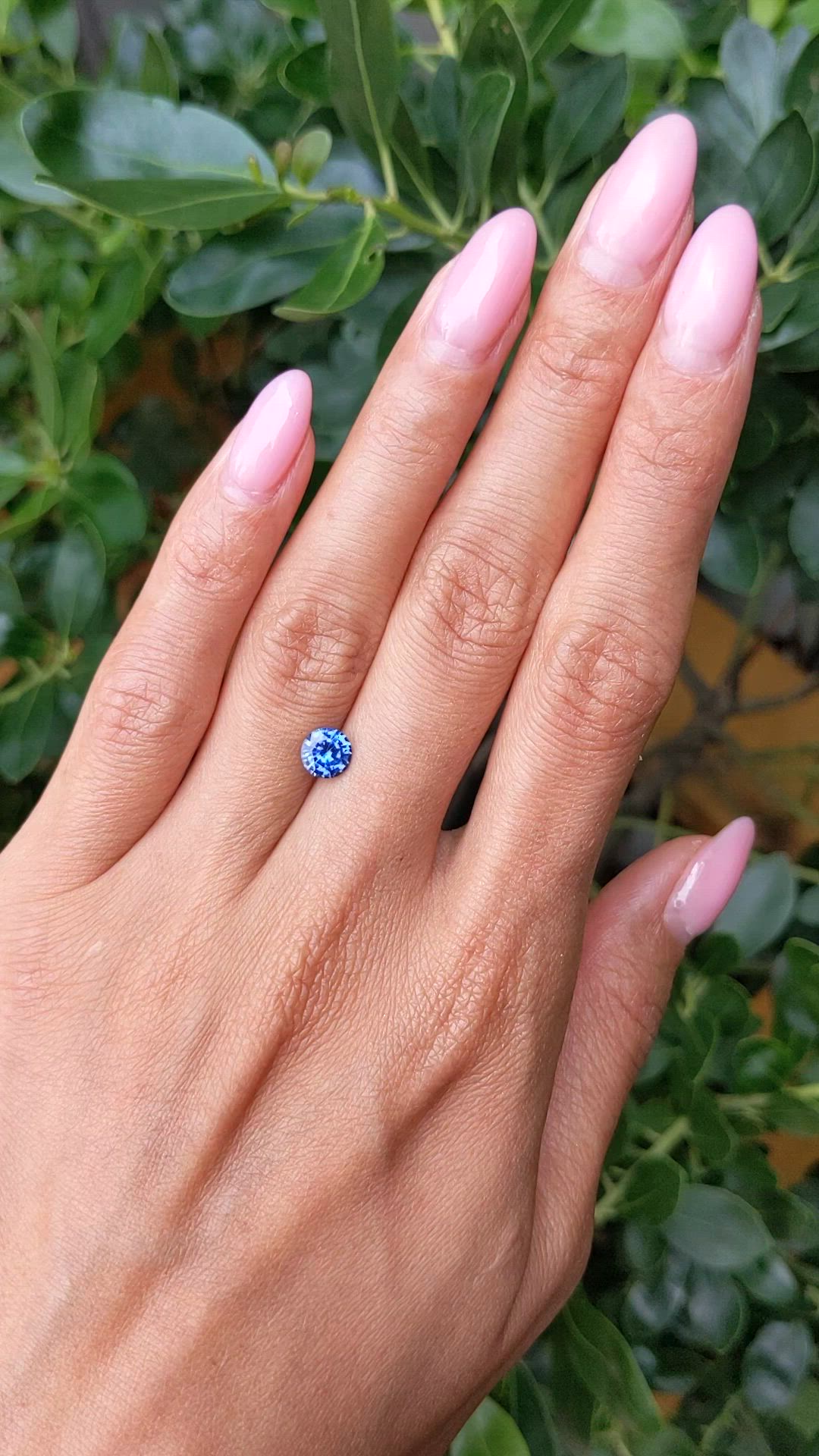 1.05 Ct. Blue Sapphire from Ceylon (Sri Lanka) Size Video