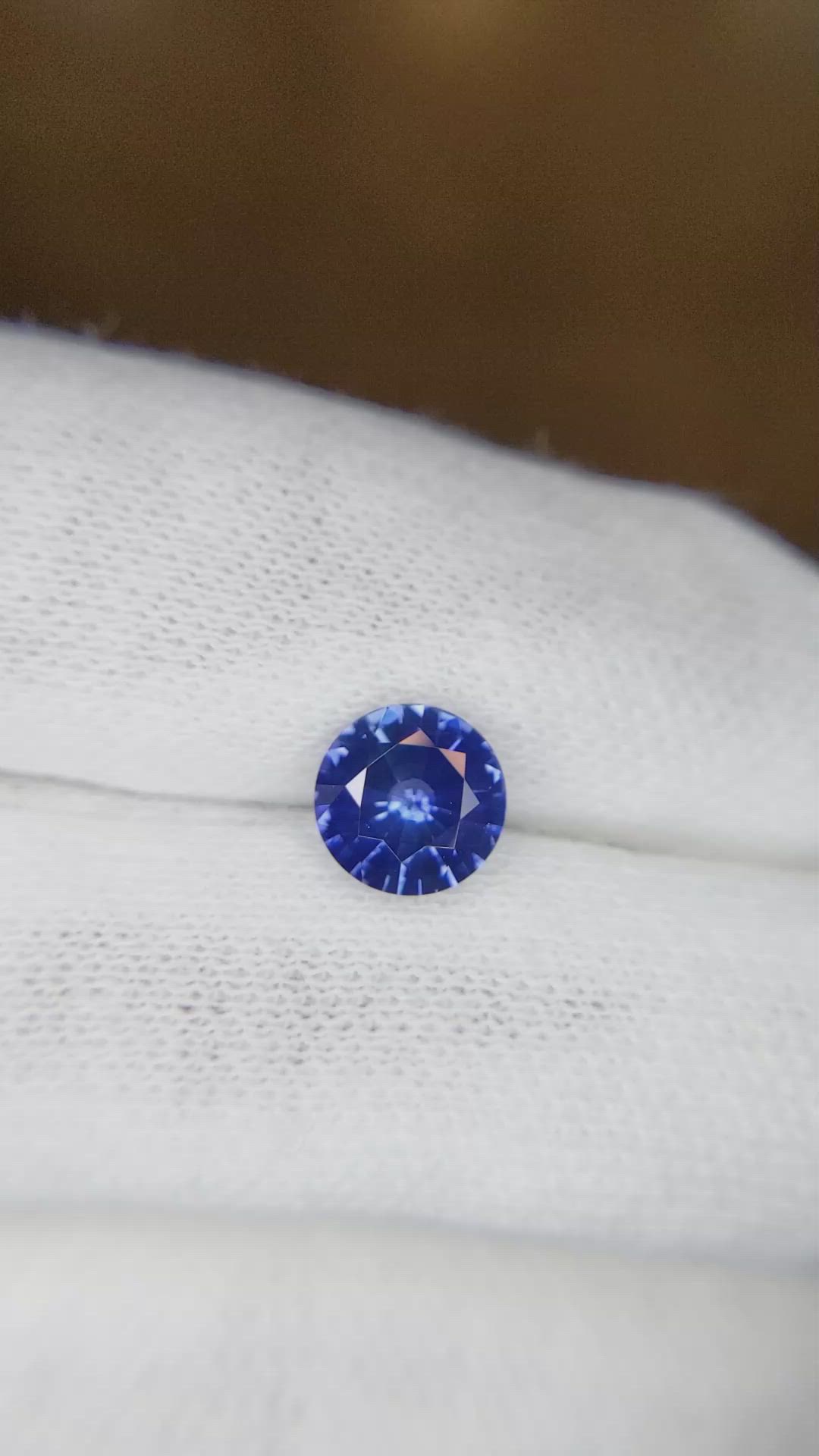 1.41 Ct. Blue Sapphire from Ceylon (Sri Lanka) Size Video