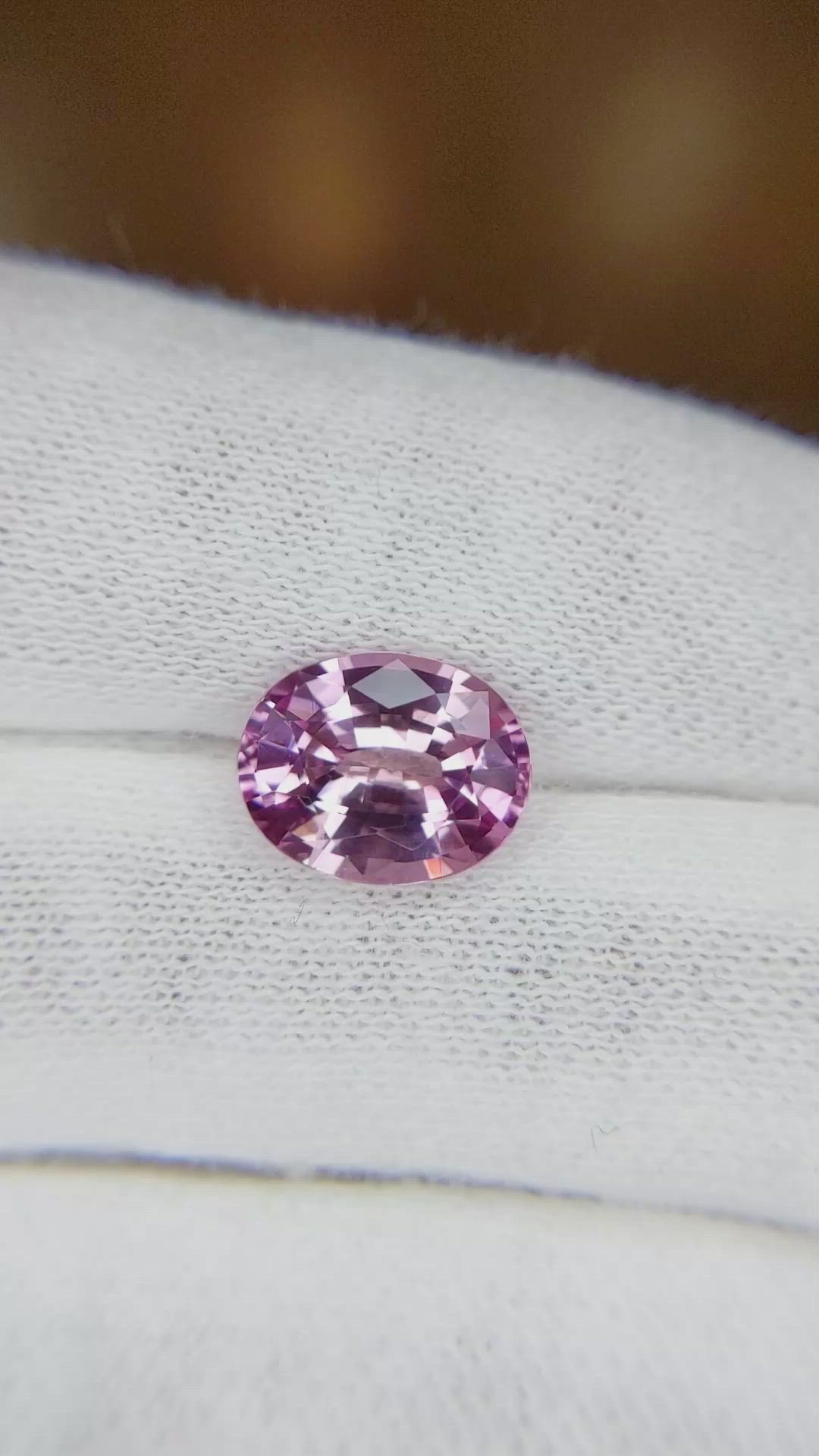 3.52 Ct. Pink Sapphire from Ceylon (Sri Lanka) Size Video