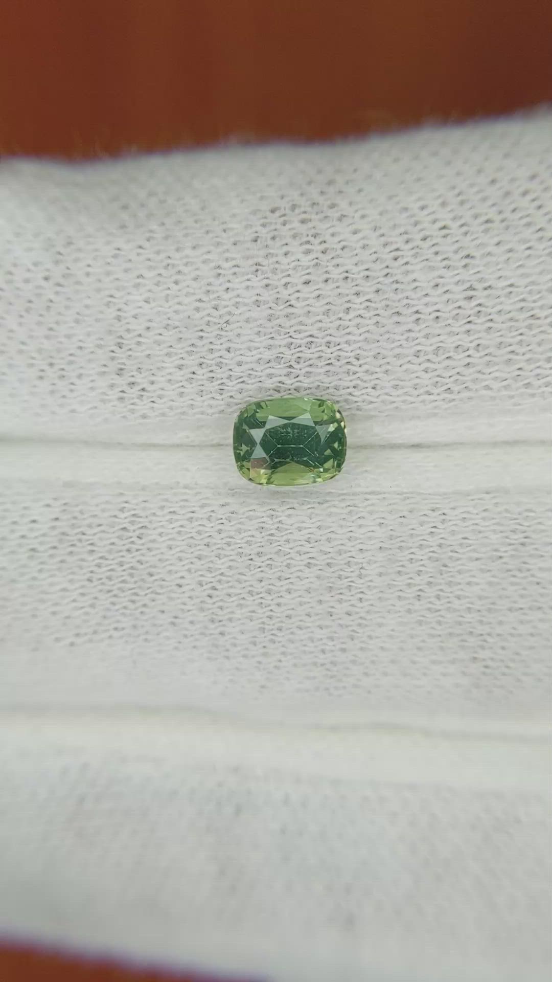 1.01 Ct. Bluish Green Sapphire from Madagascar Size Video
