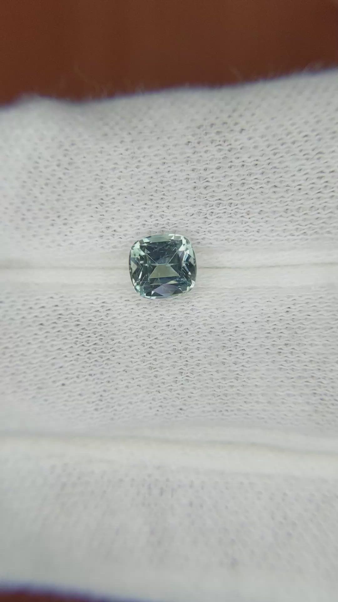 1.13 Ct. Bluish Green Sapphire from Madagascar Size Video