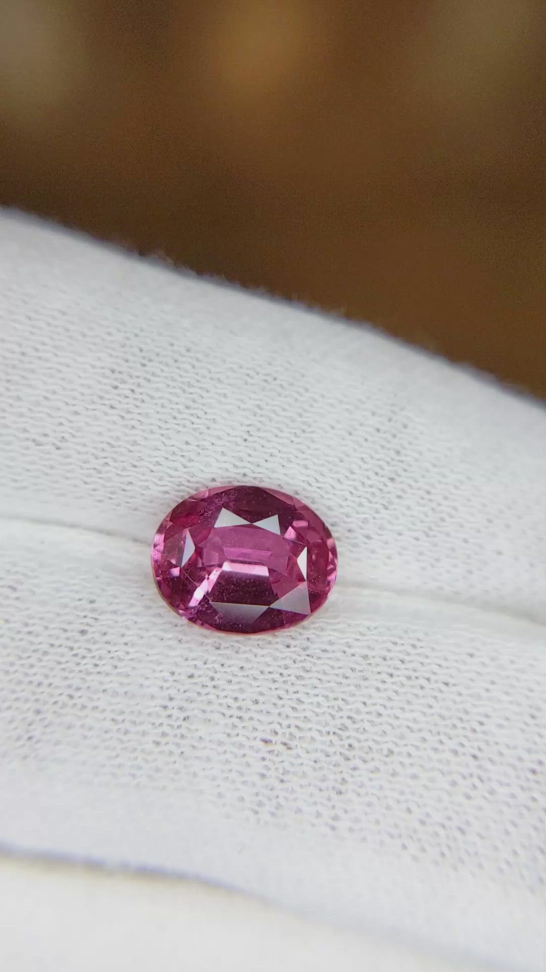 3.14 Ct. Pink Sapphire from Madagascar Size Video