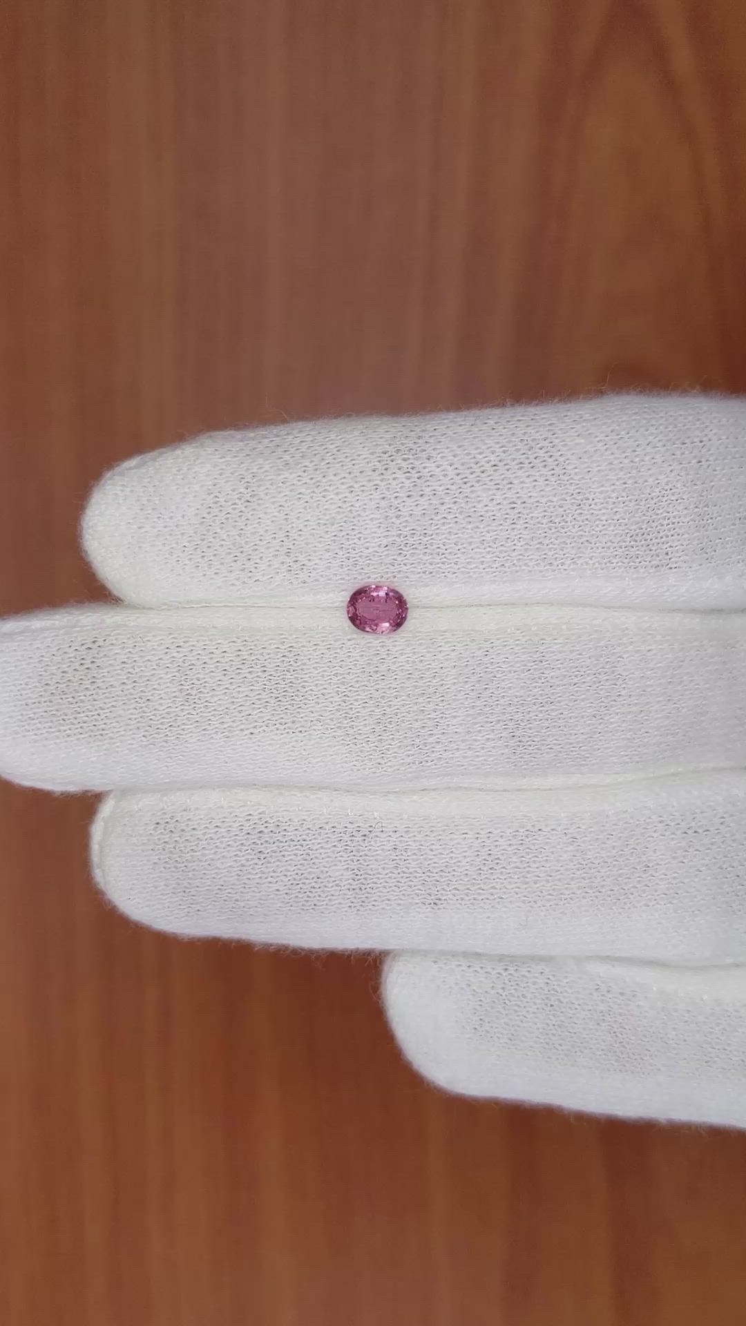 0.43 Ct. Pink Sapphire from Madagascar Size Video