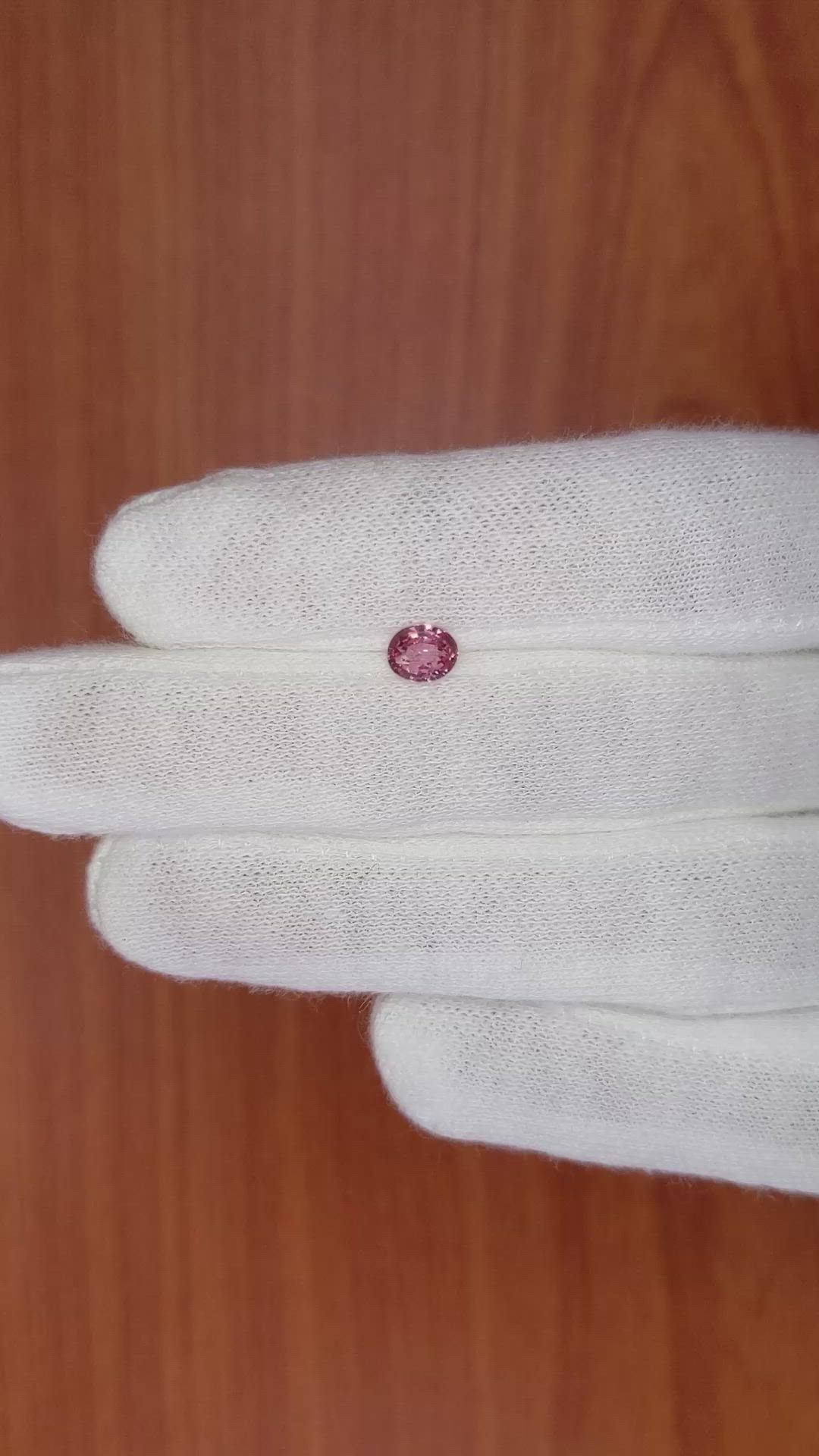 0.60 Ct. Pink Sapphire from Madagascar Size Video