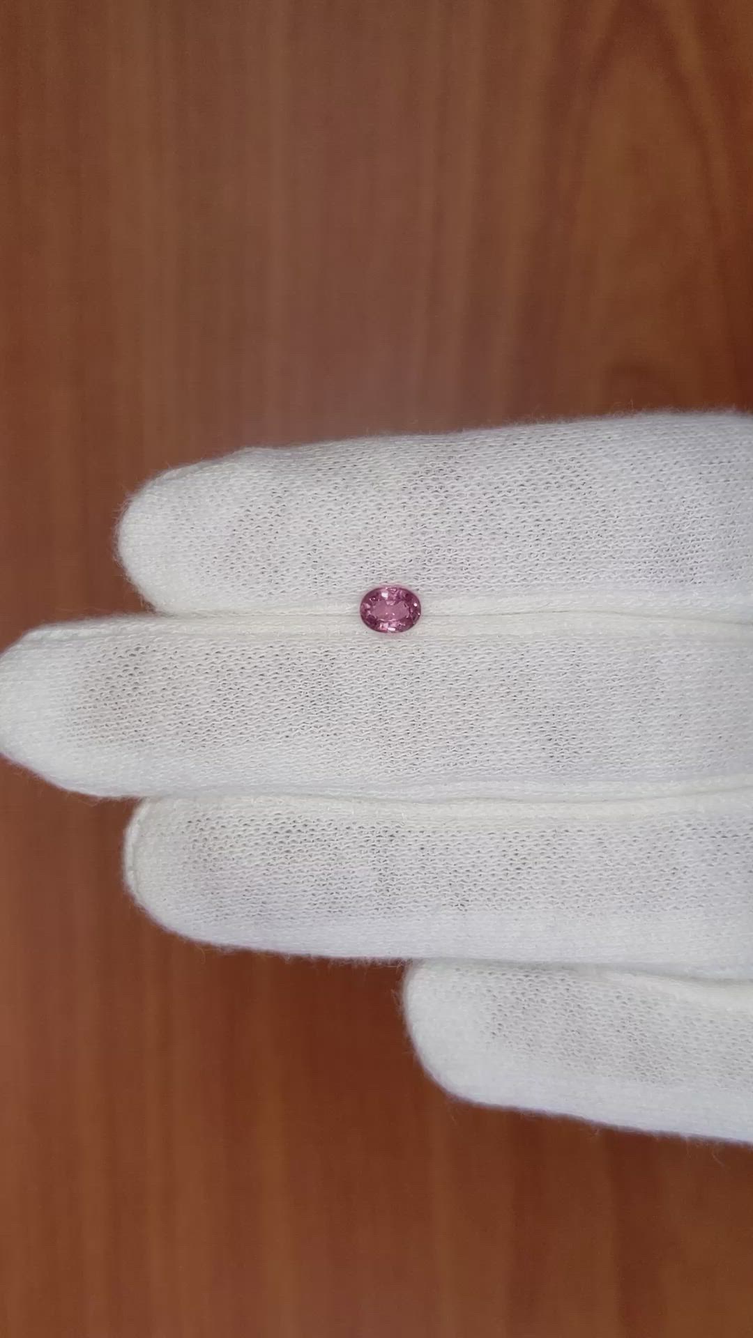 0.44 Ct. Pink Sapphire from Madagascar Size Video