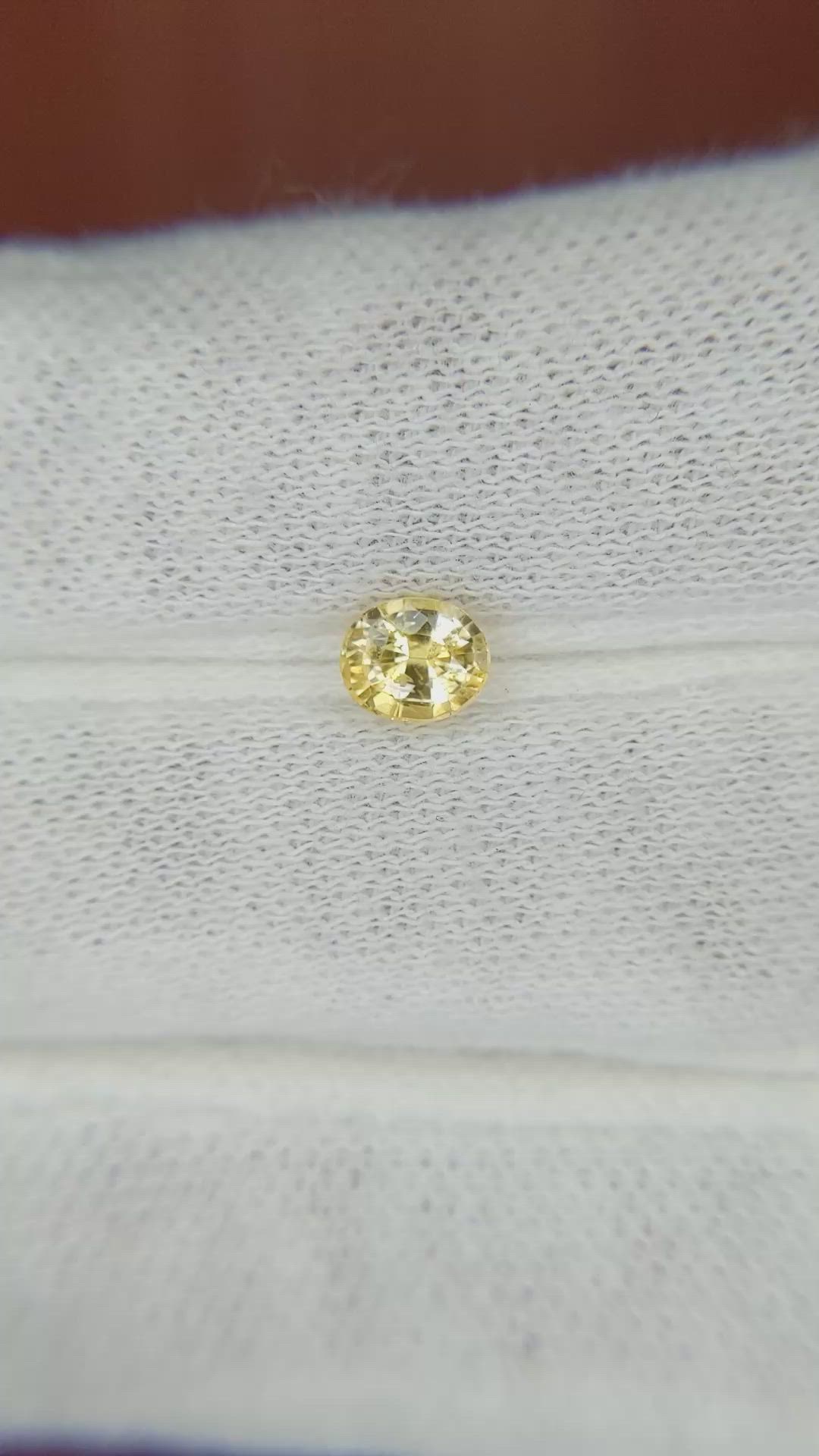 0.64 Ct. Sapphire from Madagascar Size Video
