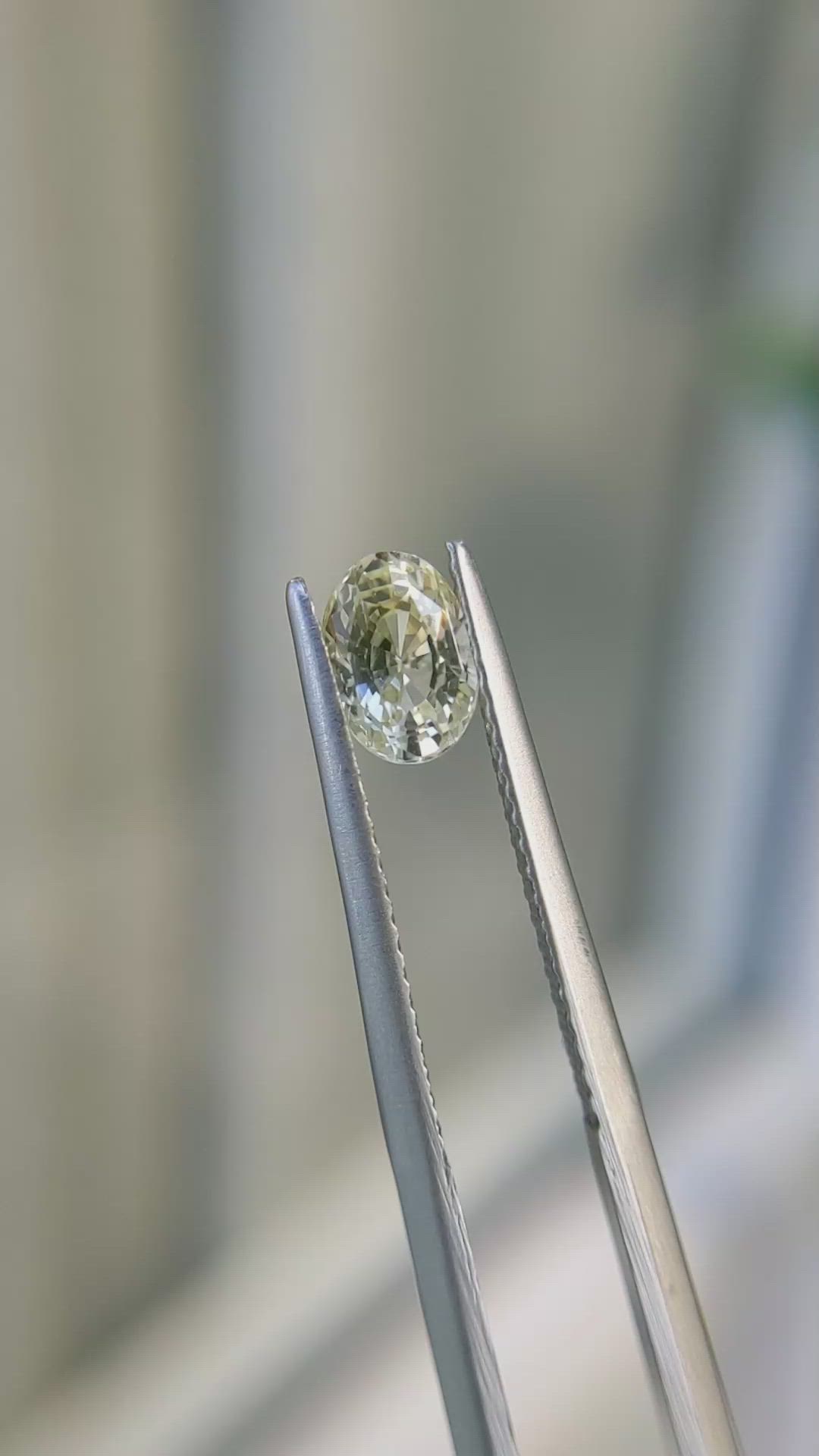 1.05 Ct. Yellow Sapphire from Madagascar Size Video
