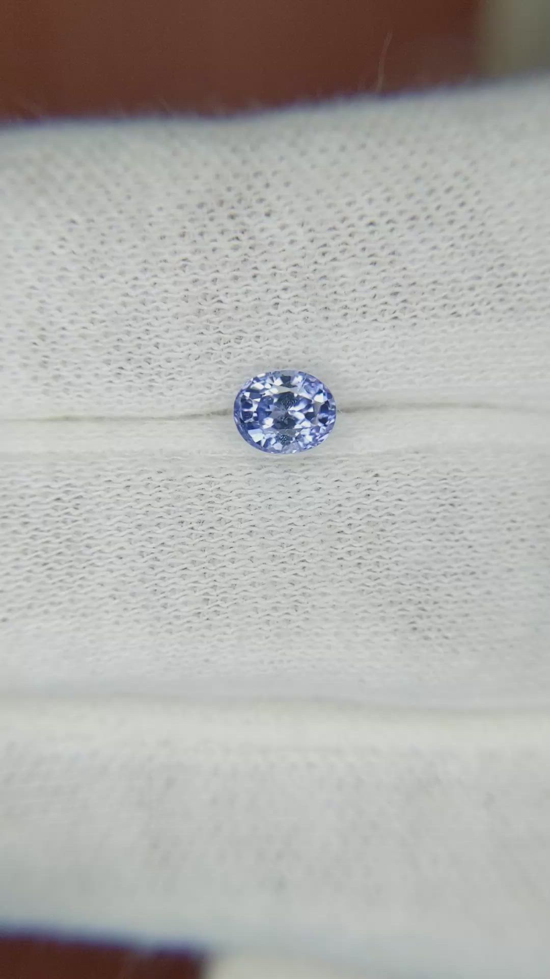 0.69 Ct. Blue Sapphire from Madagascar Size Video
