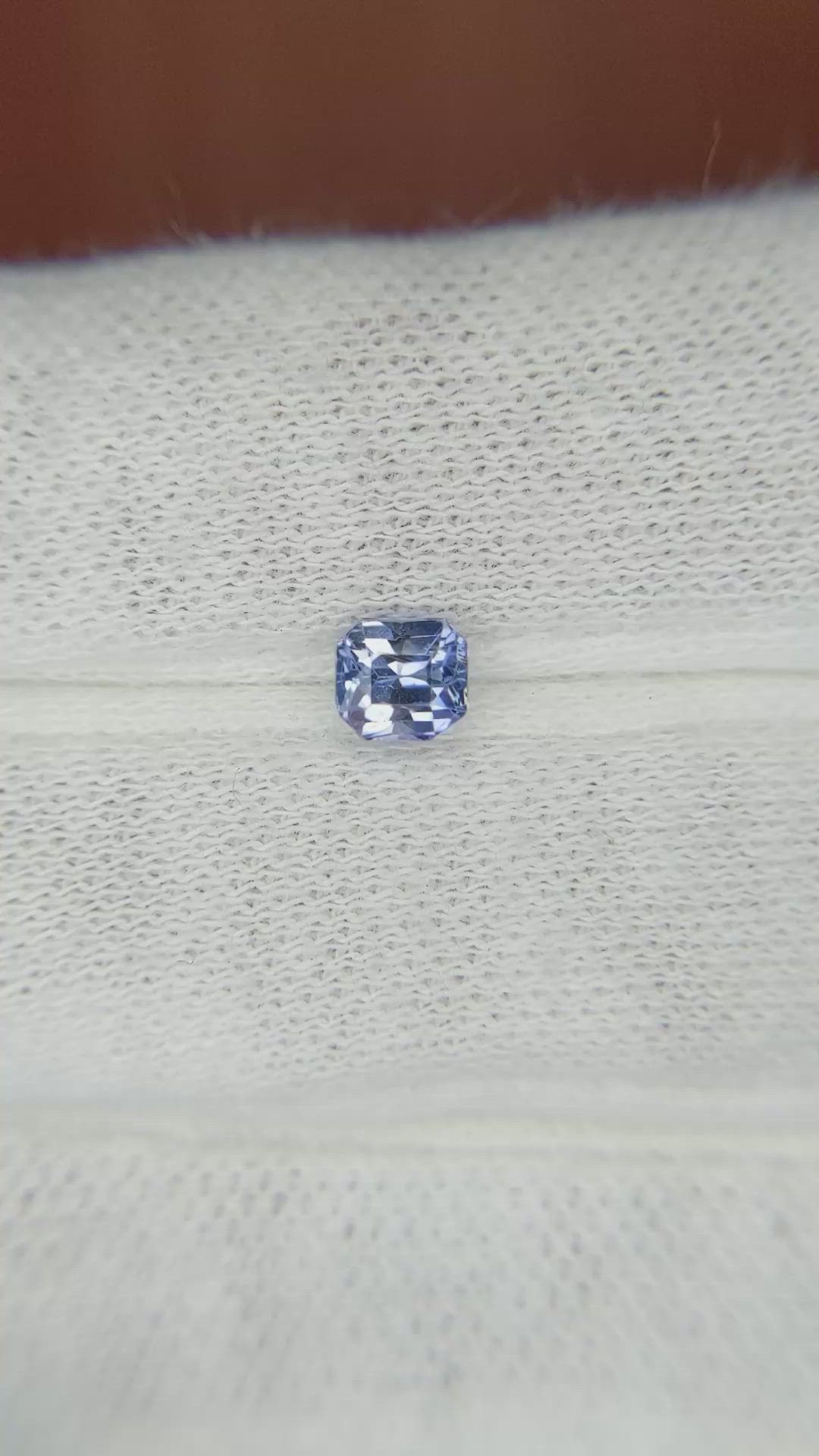0.58 Ct. Blue Sapphire from Madagascar Size Video