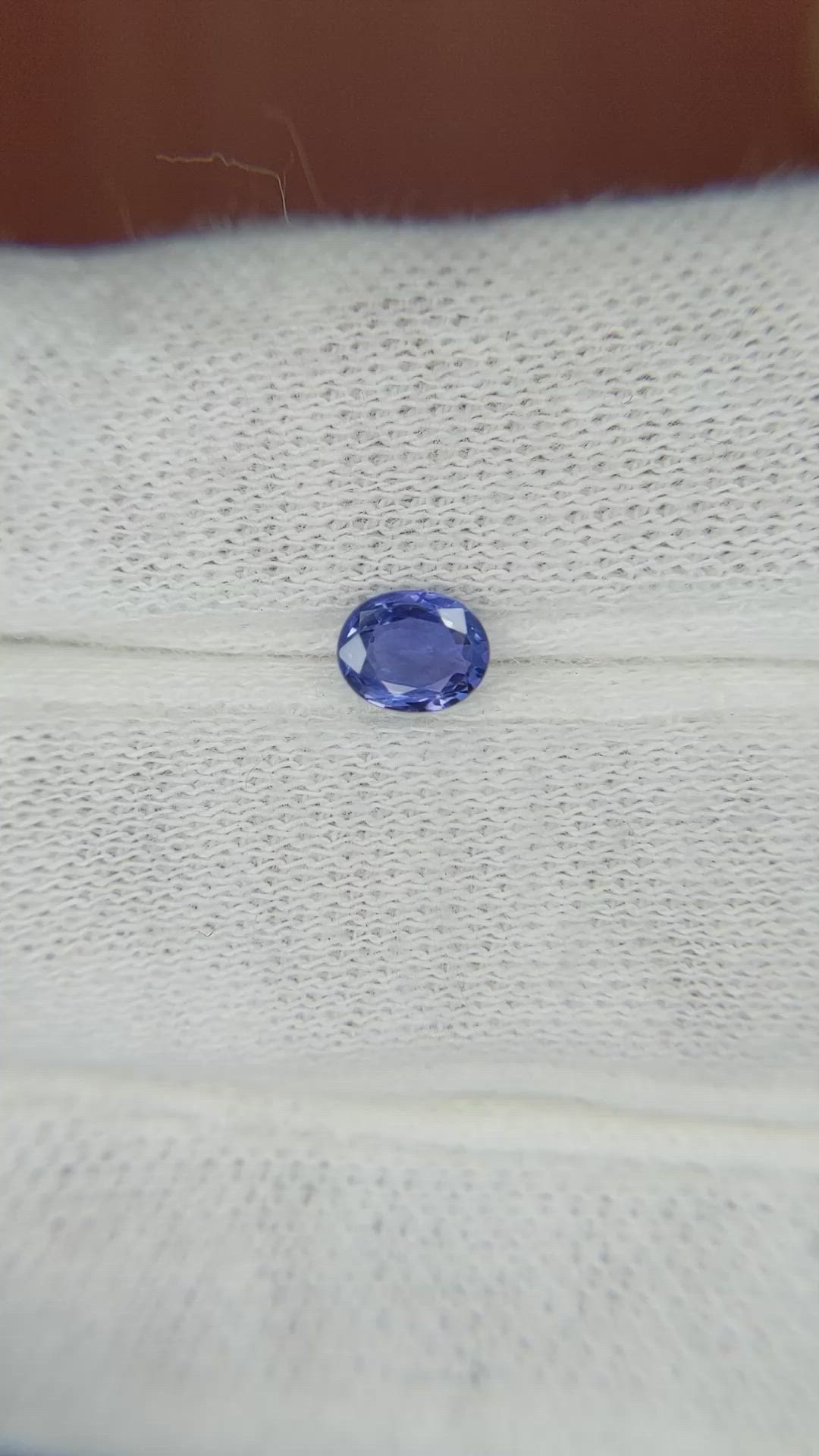 0.49 Ct. Blue Sapphire from Madagascar Size Video