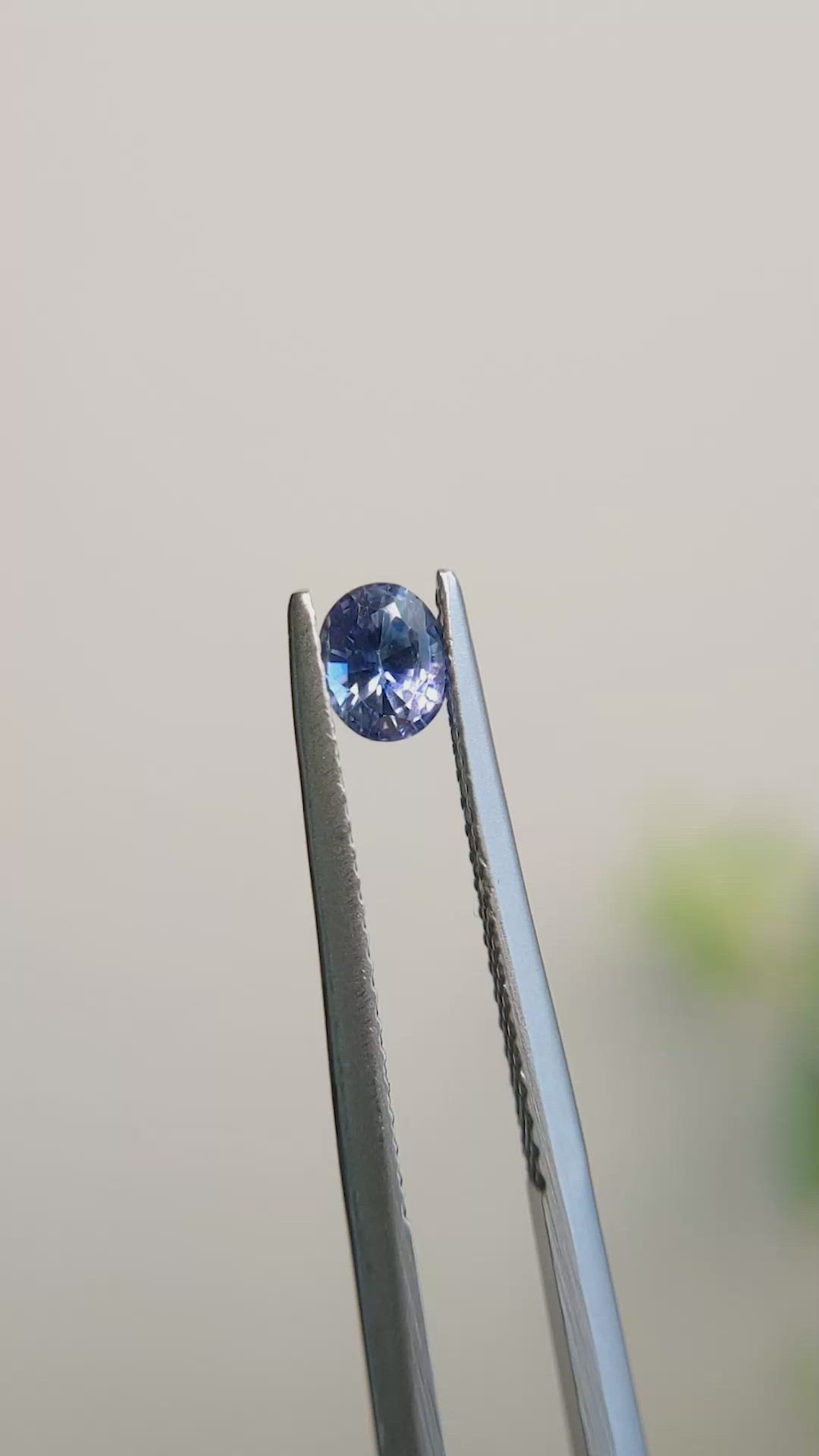 0.51 Ct. Blue Sapphire from Madagascar Size Video