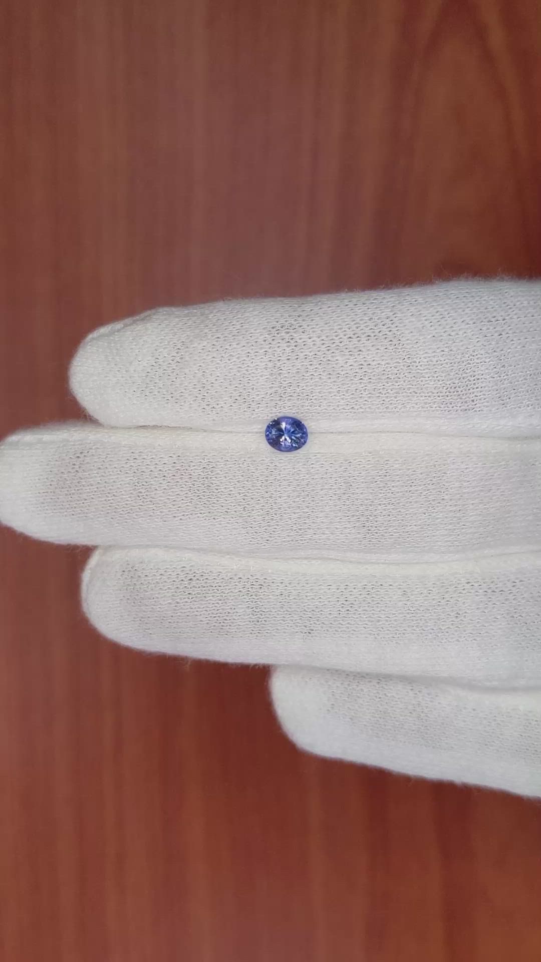0.51 Ct. Blue Sapphire from Madagascar Size Video