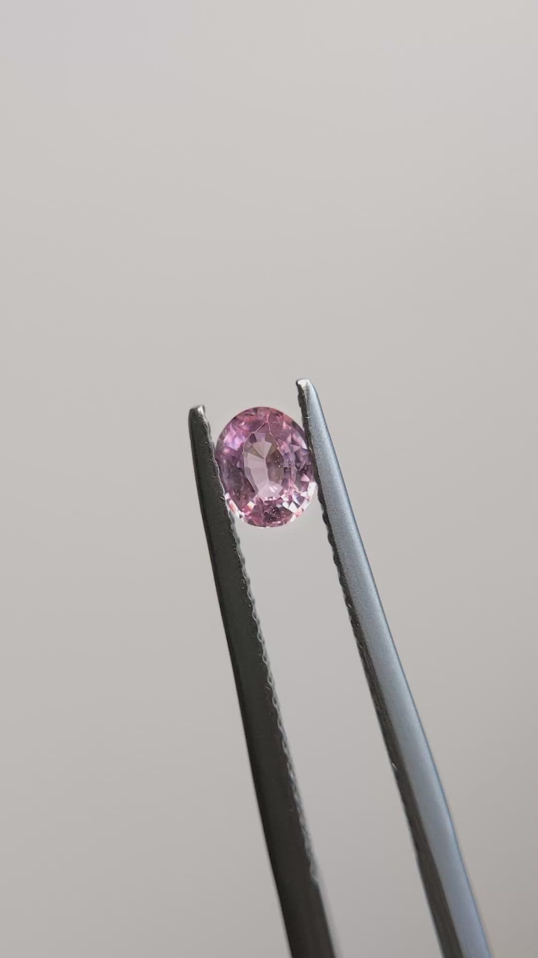 0.39 Ct. Pink Sapphire from Madagascar Size Video