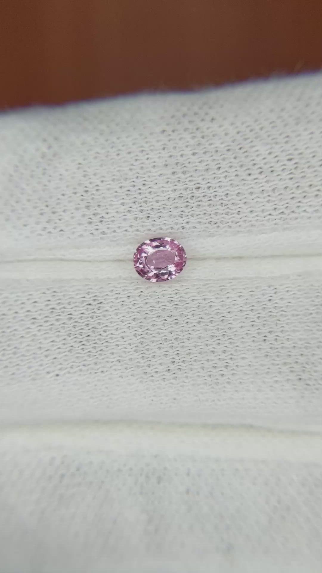 0.39 Ct. Pink Sapphire from Madagascar Size Video