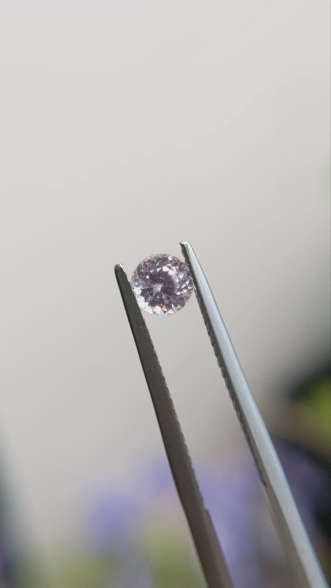 0.49 Ct. Pink Sapphire from Madagascar Size Video