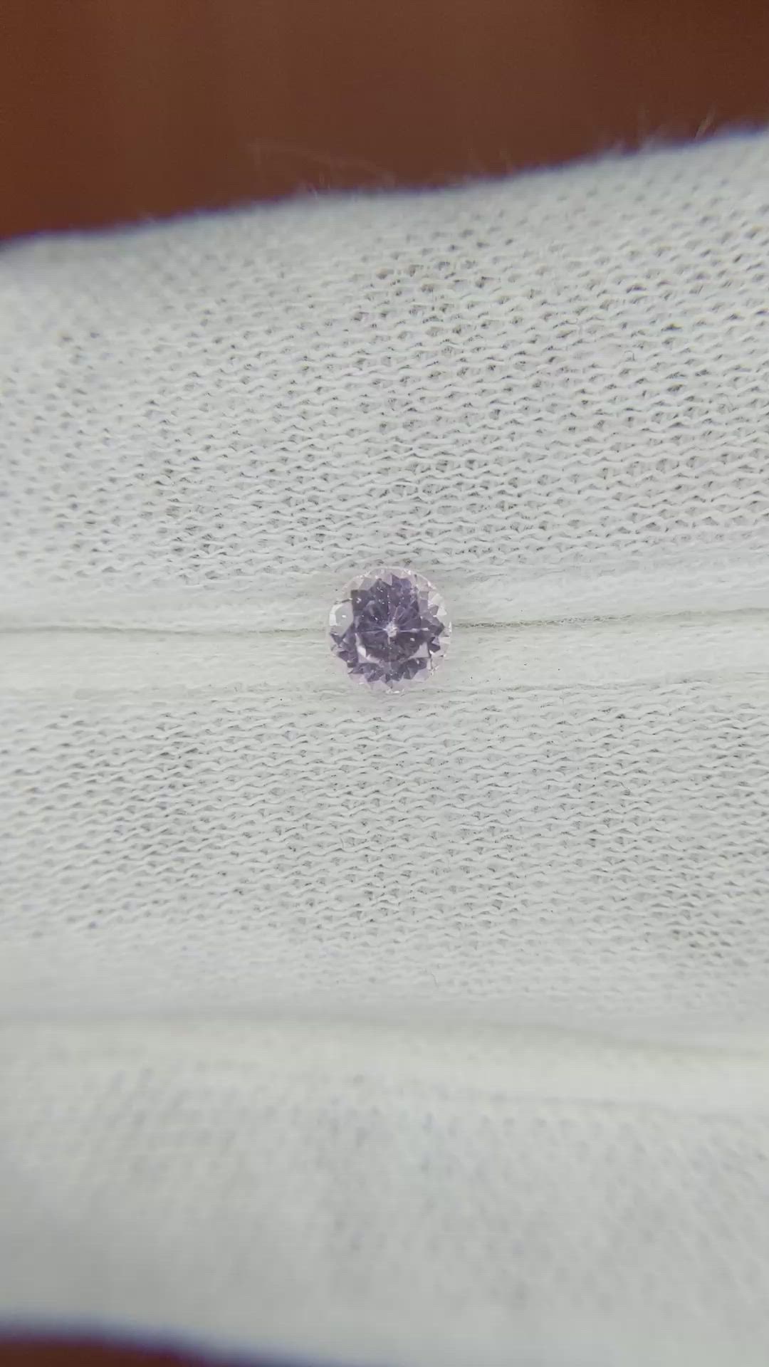 0.49 Ct. Pink Sapphire from Madagascar Size Video