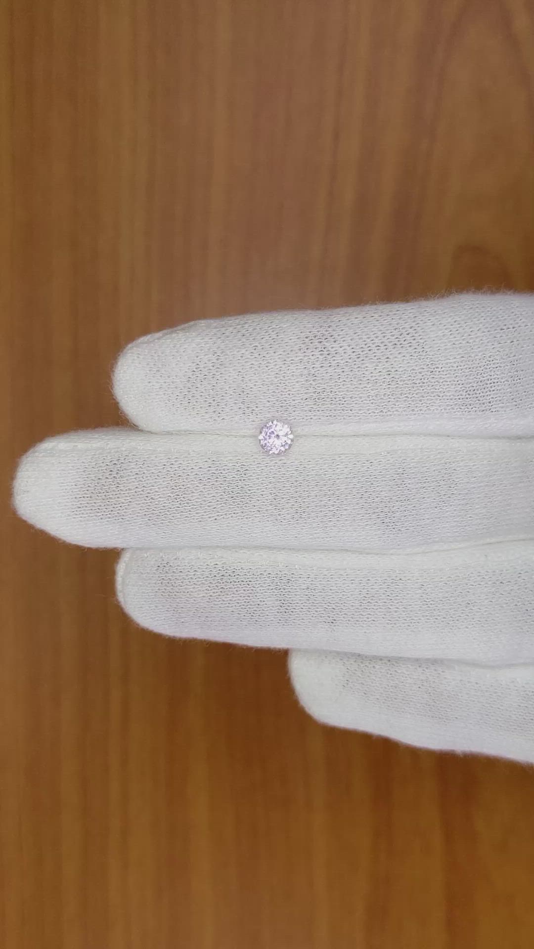 0.49 Ct. Pink Sapphire from Madagascar Size Video