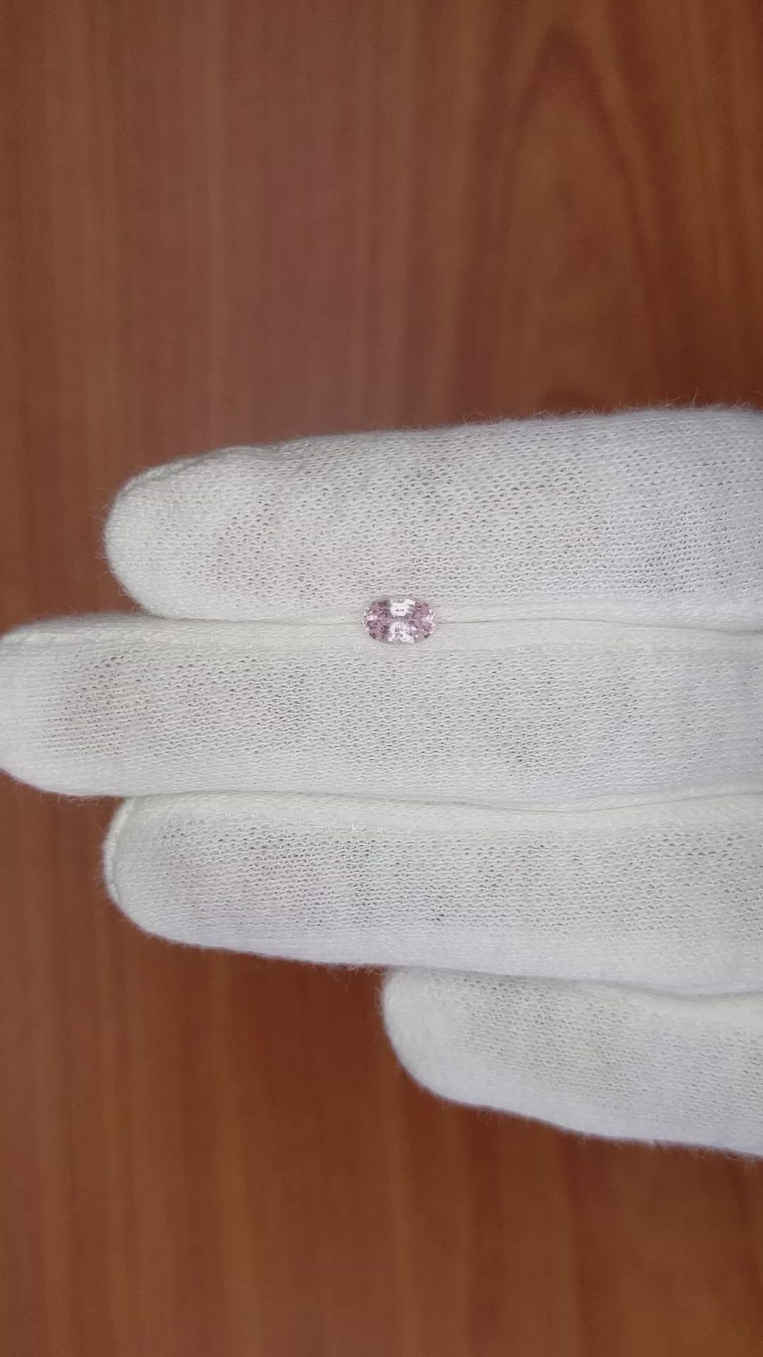 0.54 Ct. Pink Sapphire from Madagascar Size Video