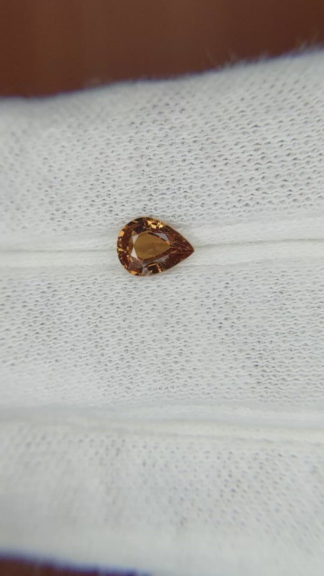0.81 Ct. Sapphire from Madagascar Size Video