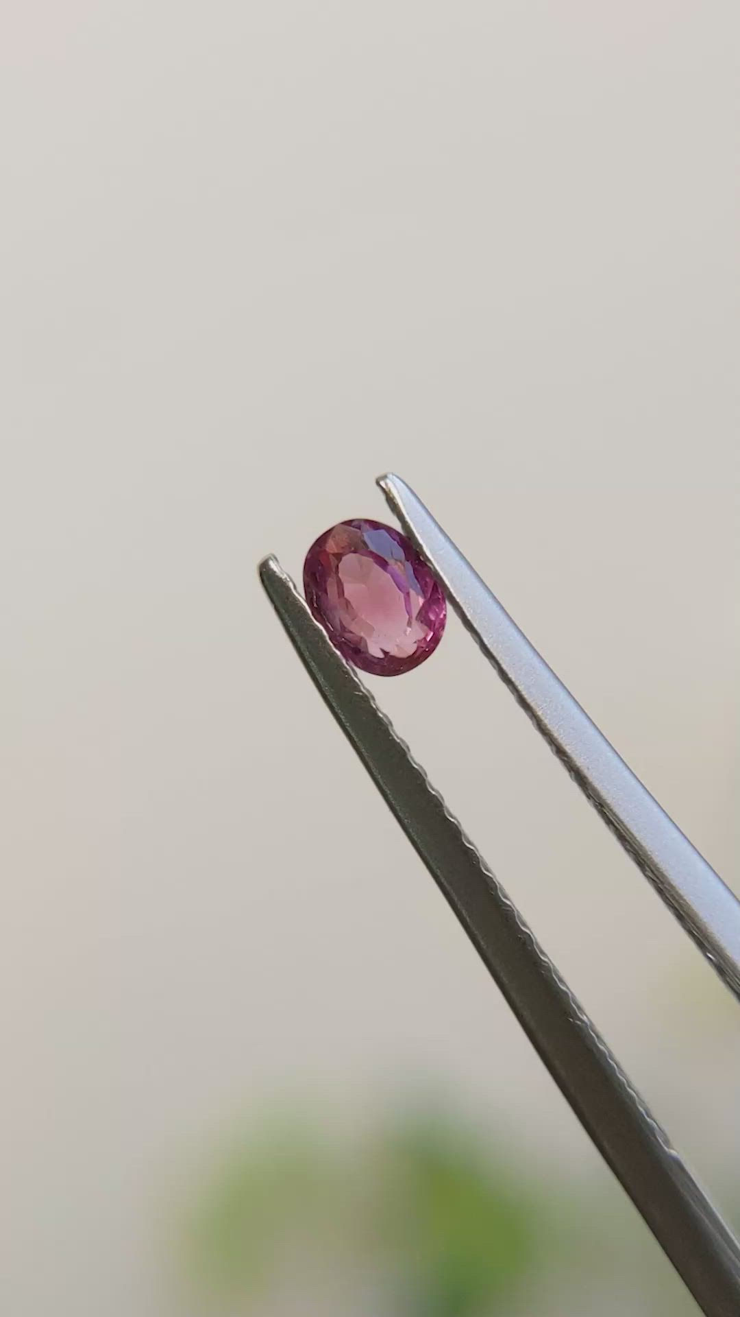 0.44 Ct. Pink Sapphire from Madagascar Size Video