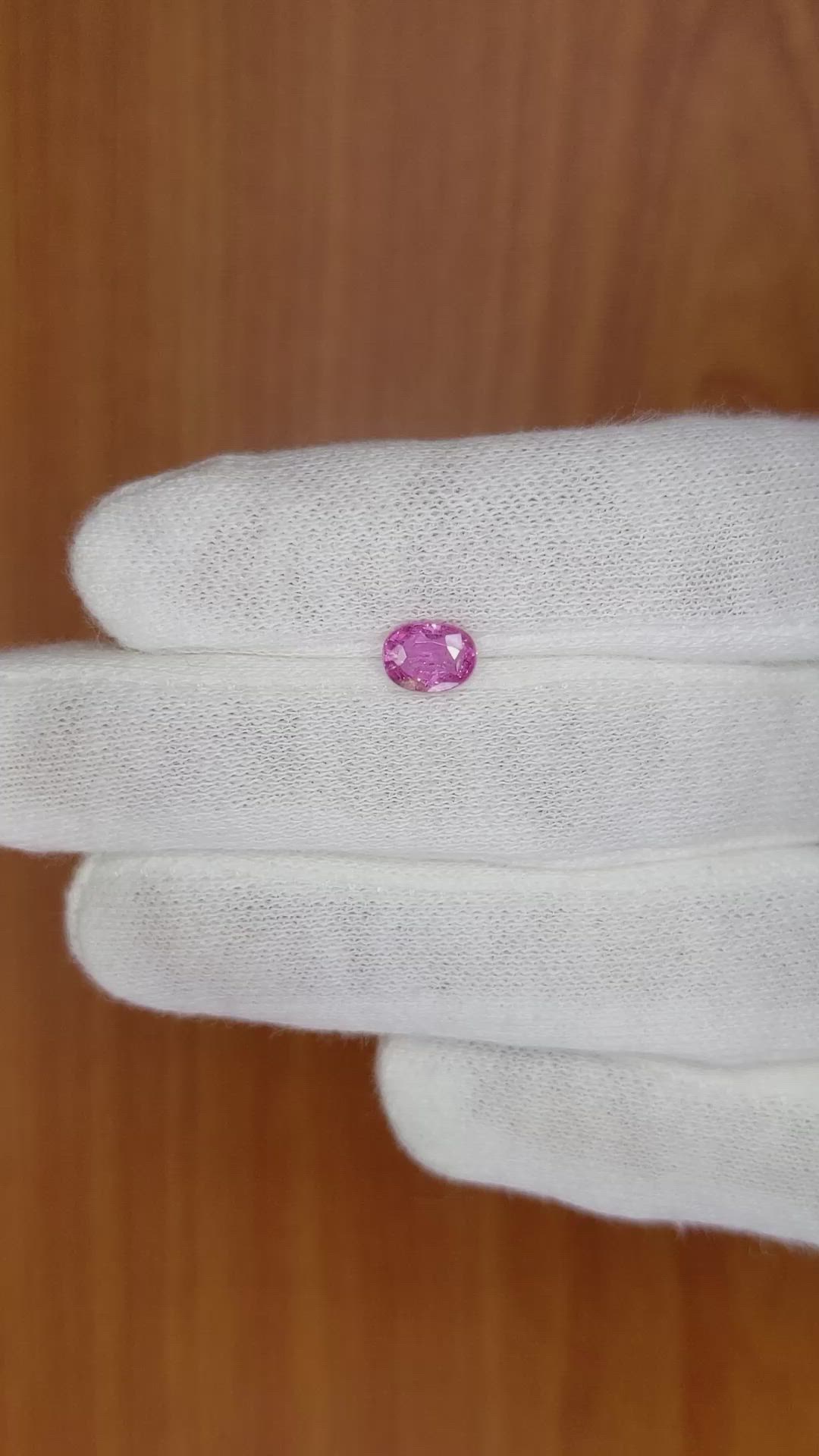 1.06 Ct. Pink Sapphire from Madagascar Size Video