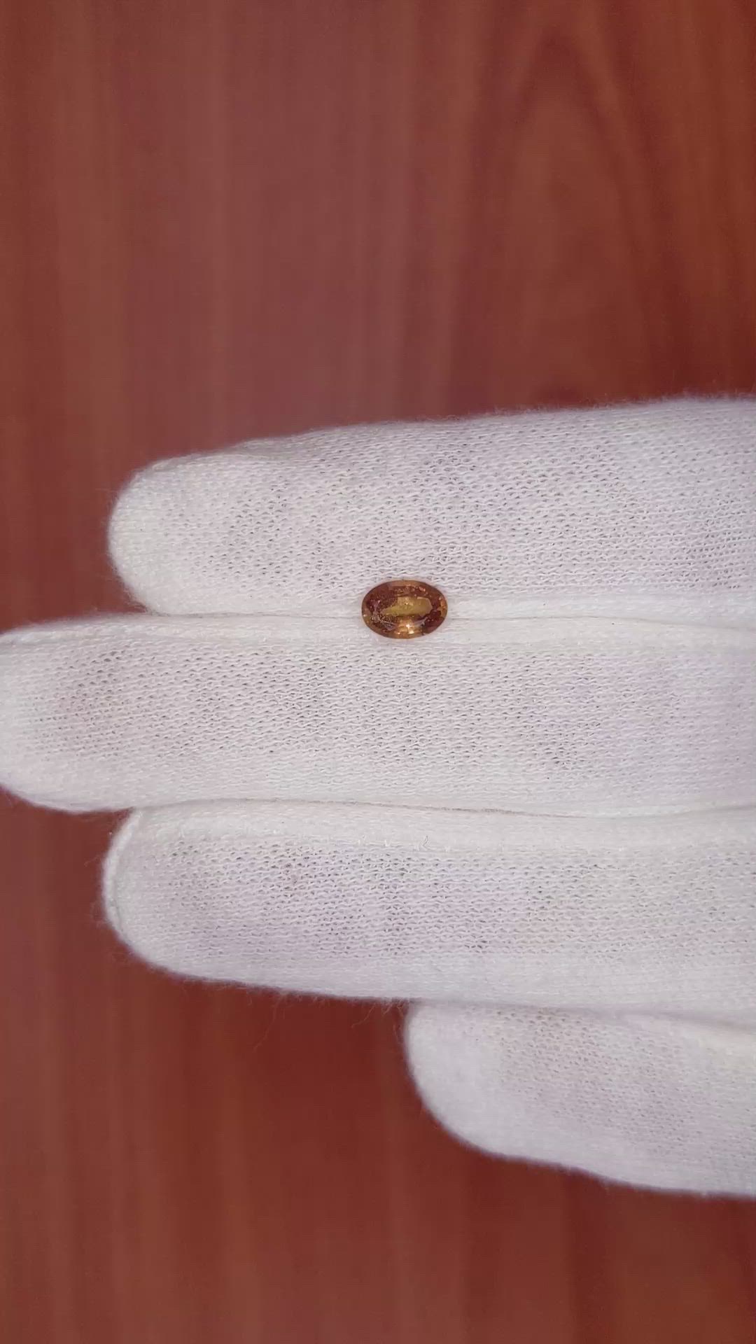 0.70 Ct. Color Change Sapphire from Madagascar Size Video