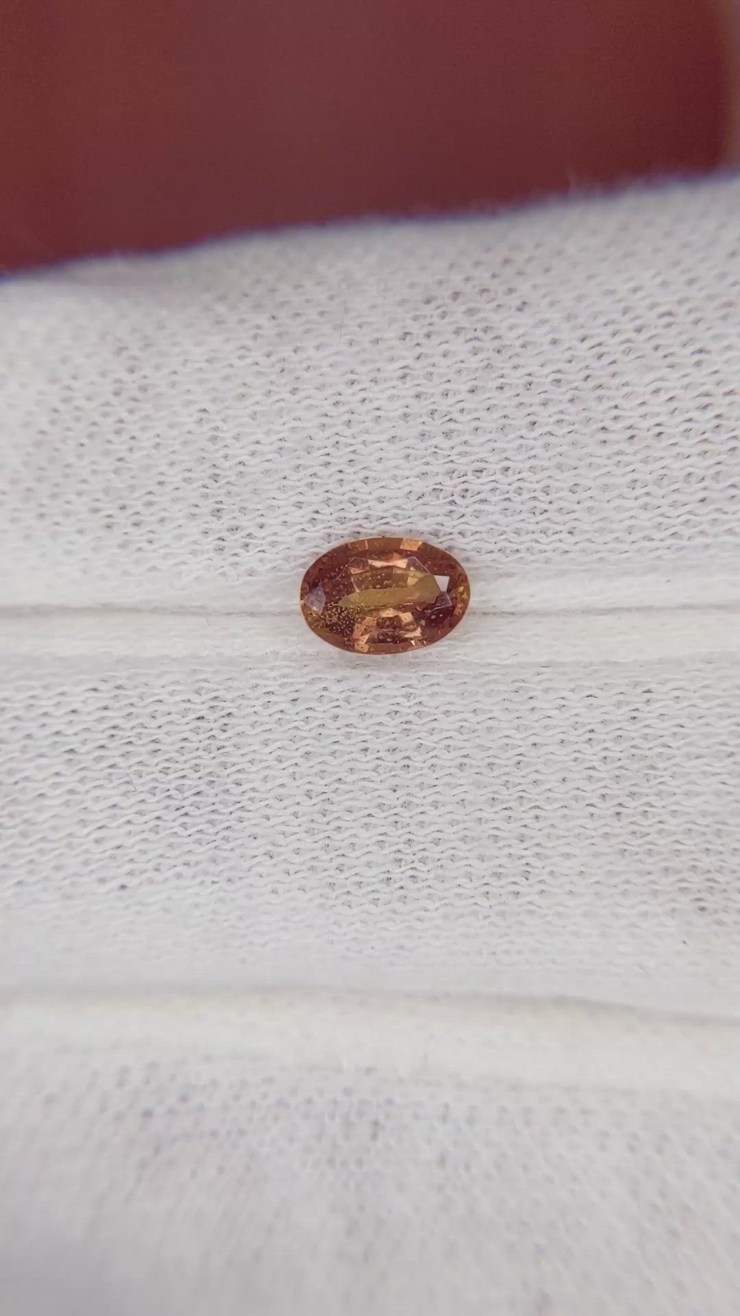 0.70 Ct. Color Change Sapphire from Madagascar Size Video