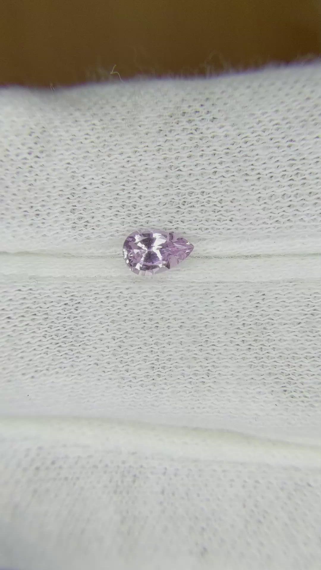 0.50 Ct. Pink Sapphire from Madagascar Size Video