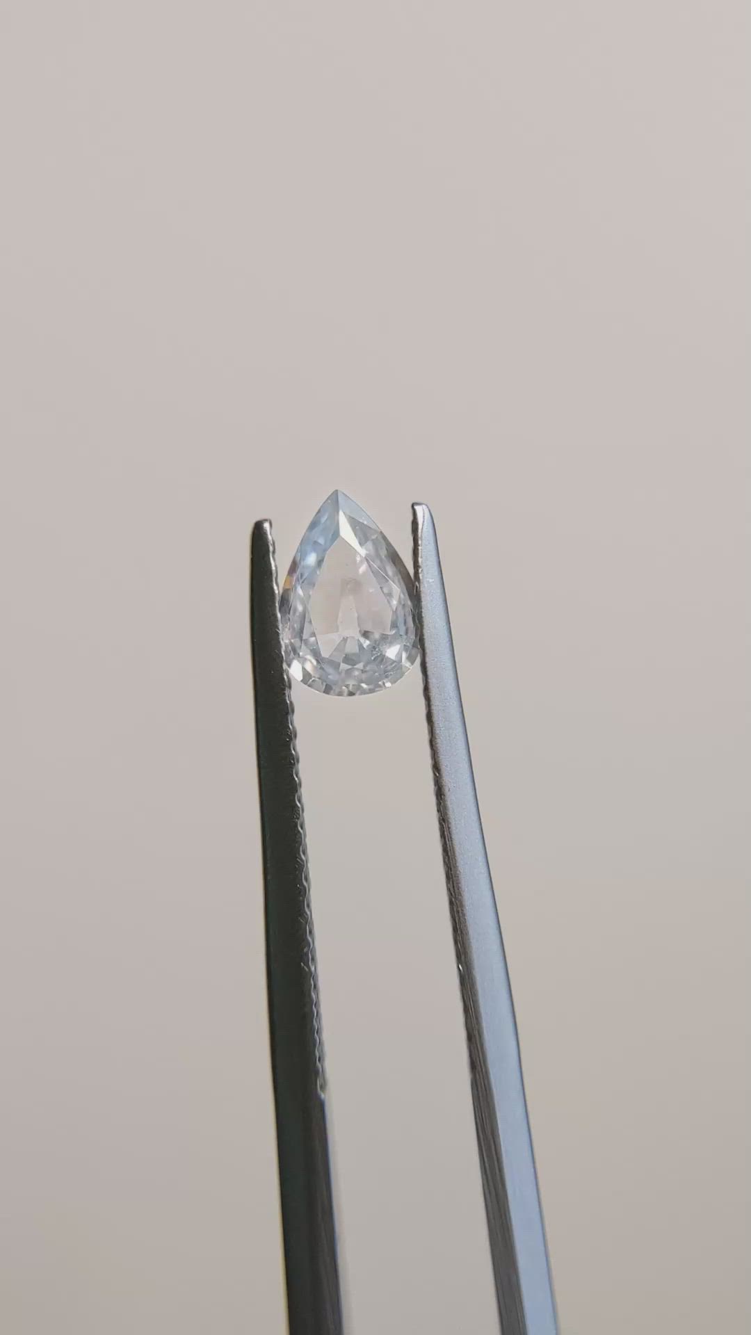 0.65 Ct. Blue Sapphire from Madagascar Size Video
