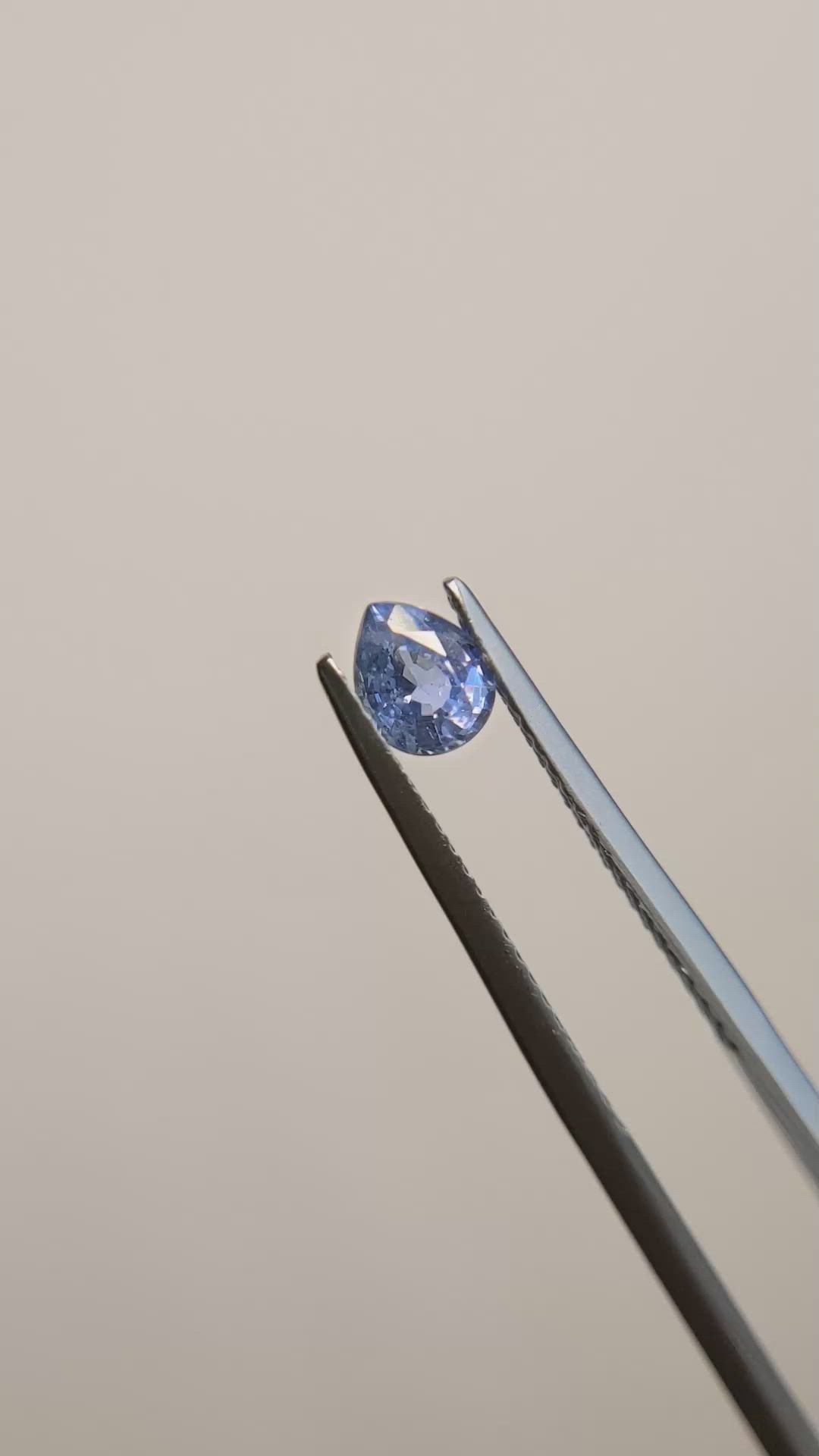 0.62 Ct. Blue Sapphire from Madagascar Size Video