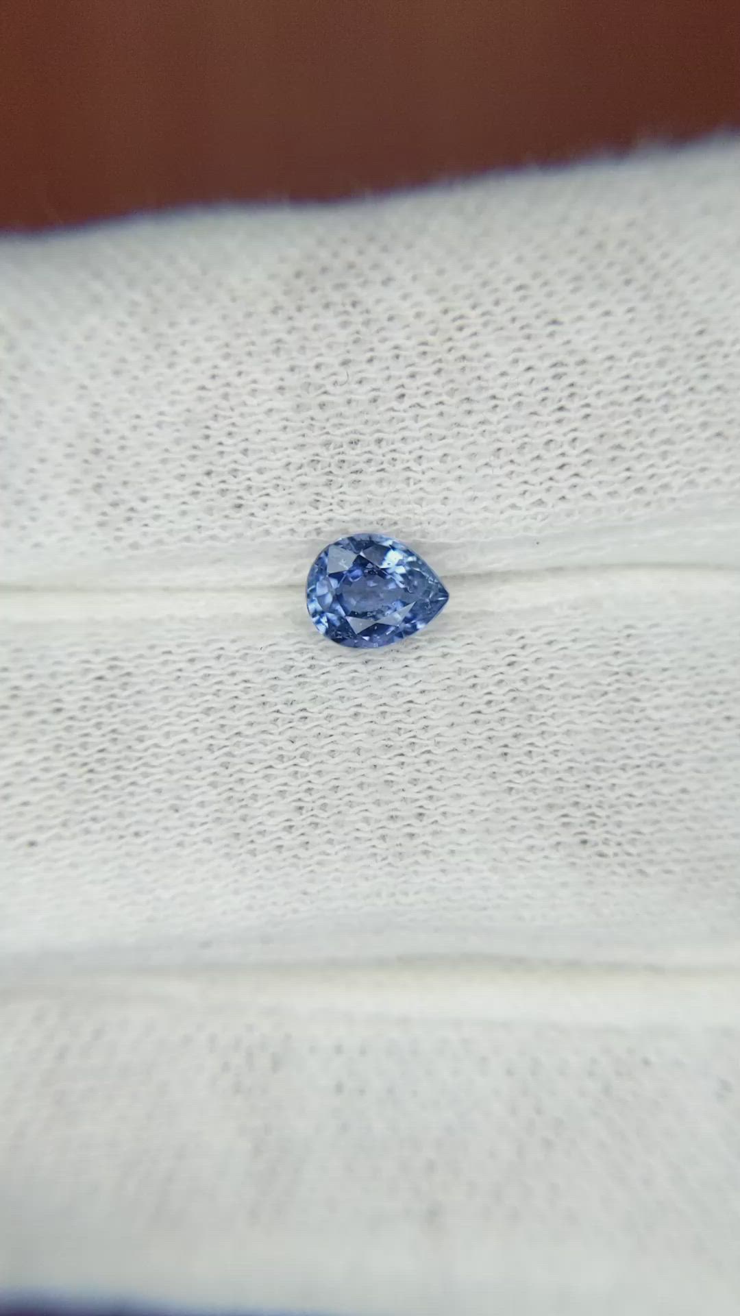 0.62 Ct. Blue Sapphire from Madagascar Size Video