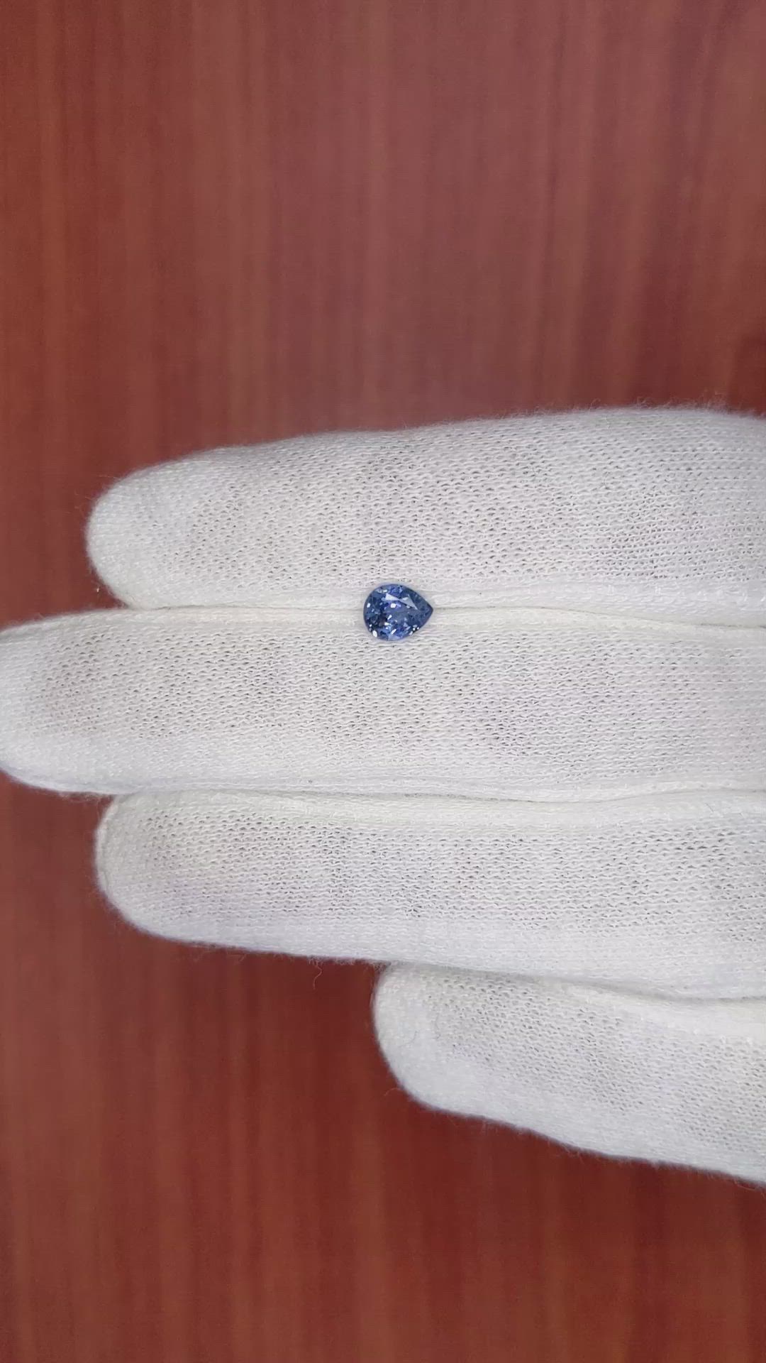 0.62 Ct. Blue Sapphire from Madagascar Size Video