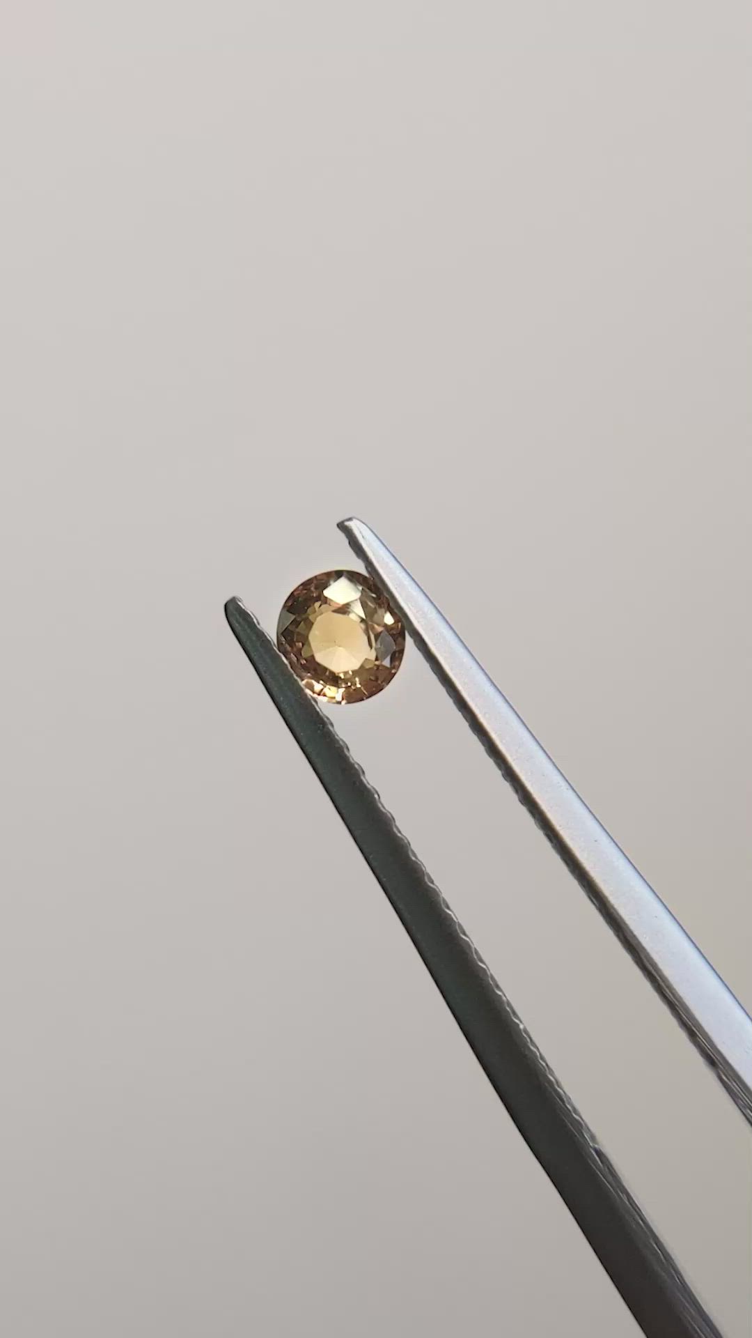 0.30 Ct. Brown Sapphire from Madagascar Size Video