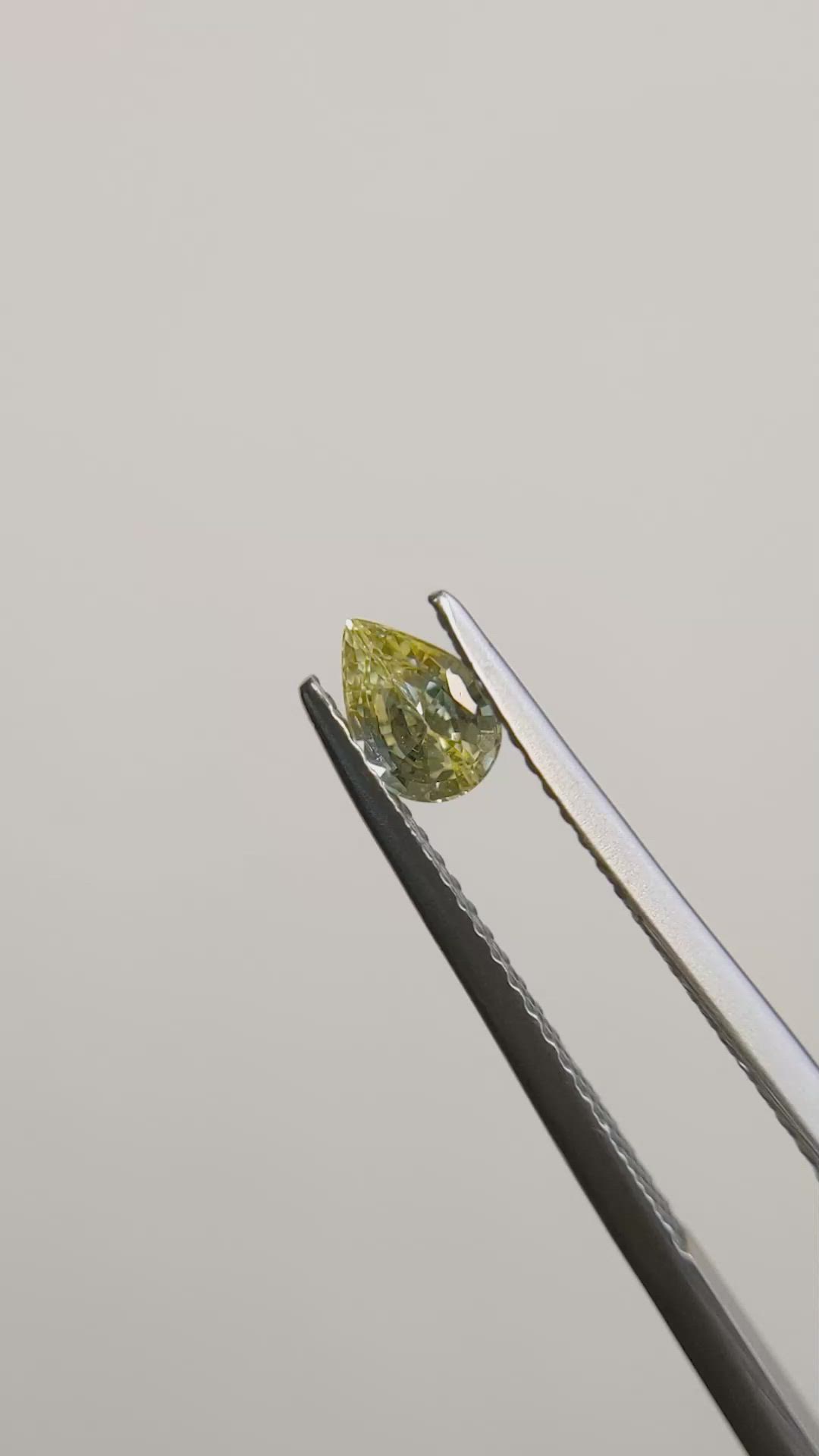 0.53 Ct. Yellow Sapphire from Madagascar Size Video