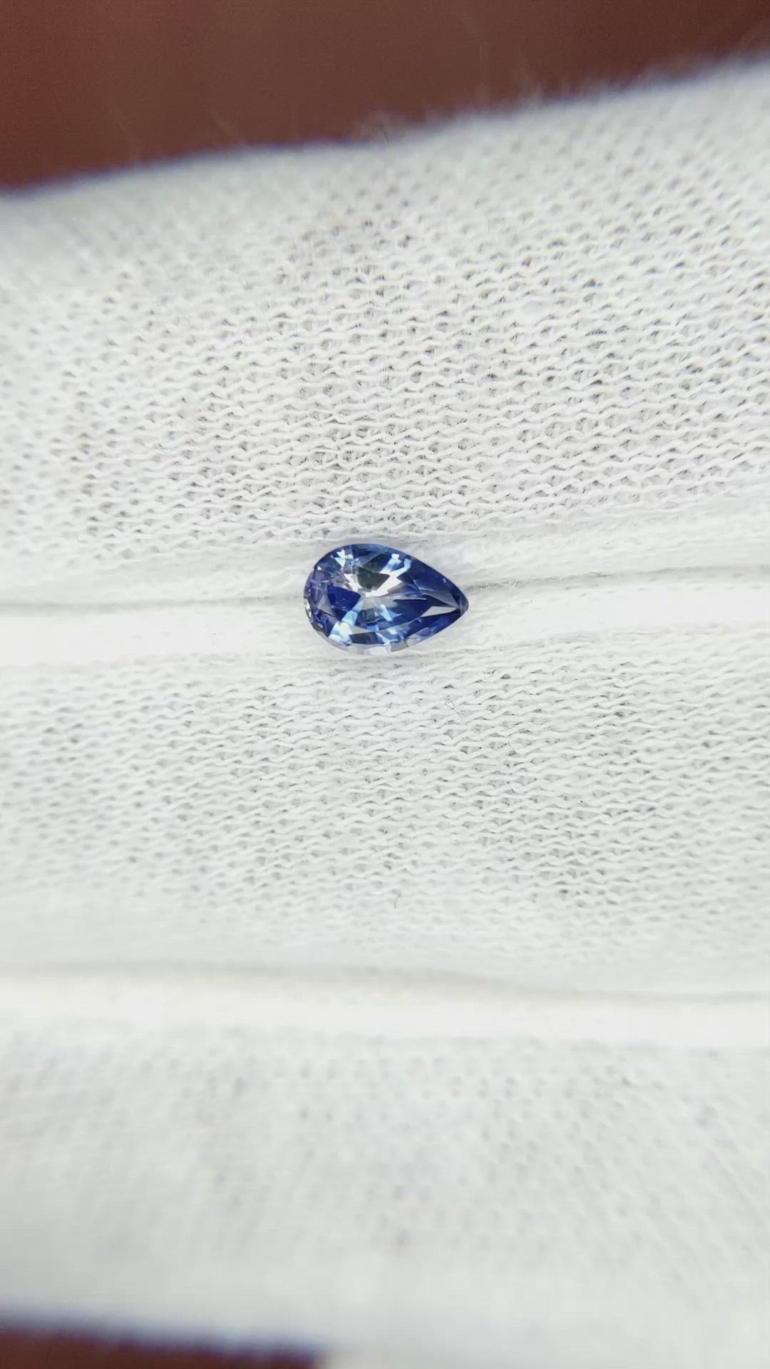 0.51 Ct. Bi Color Sapphire from Madagascar Size Video