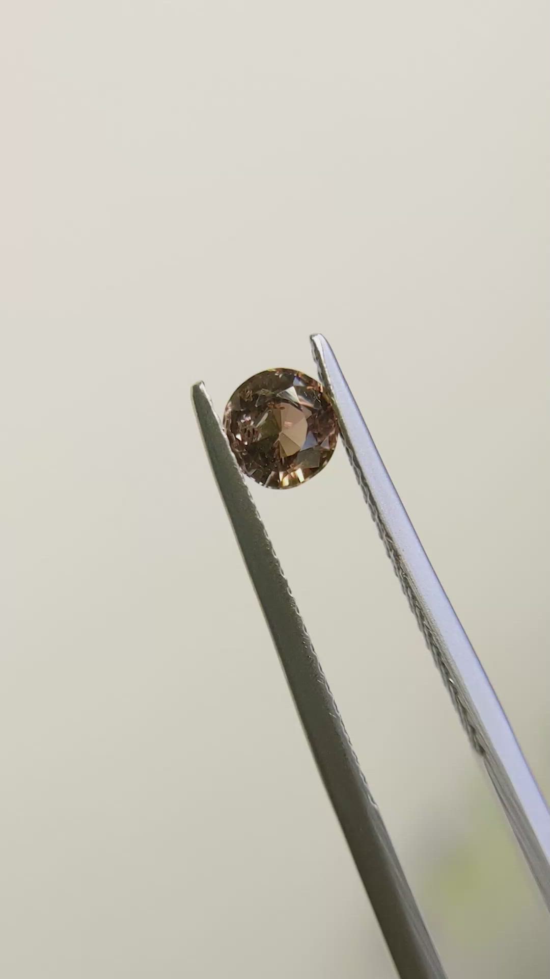 0.70 Ct. Brown Sapphire from Madagascar Size Video